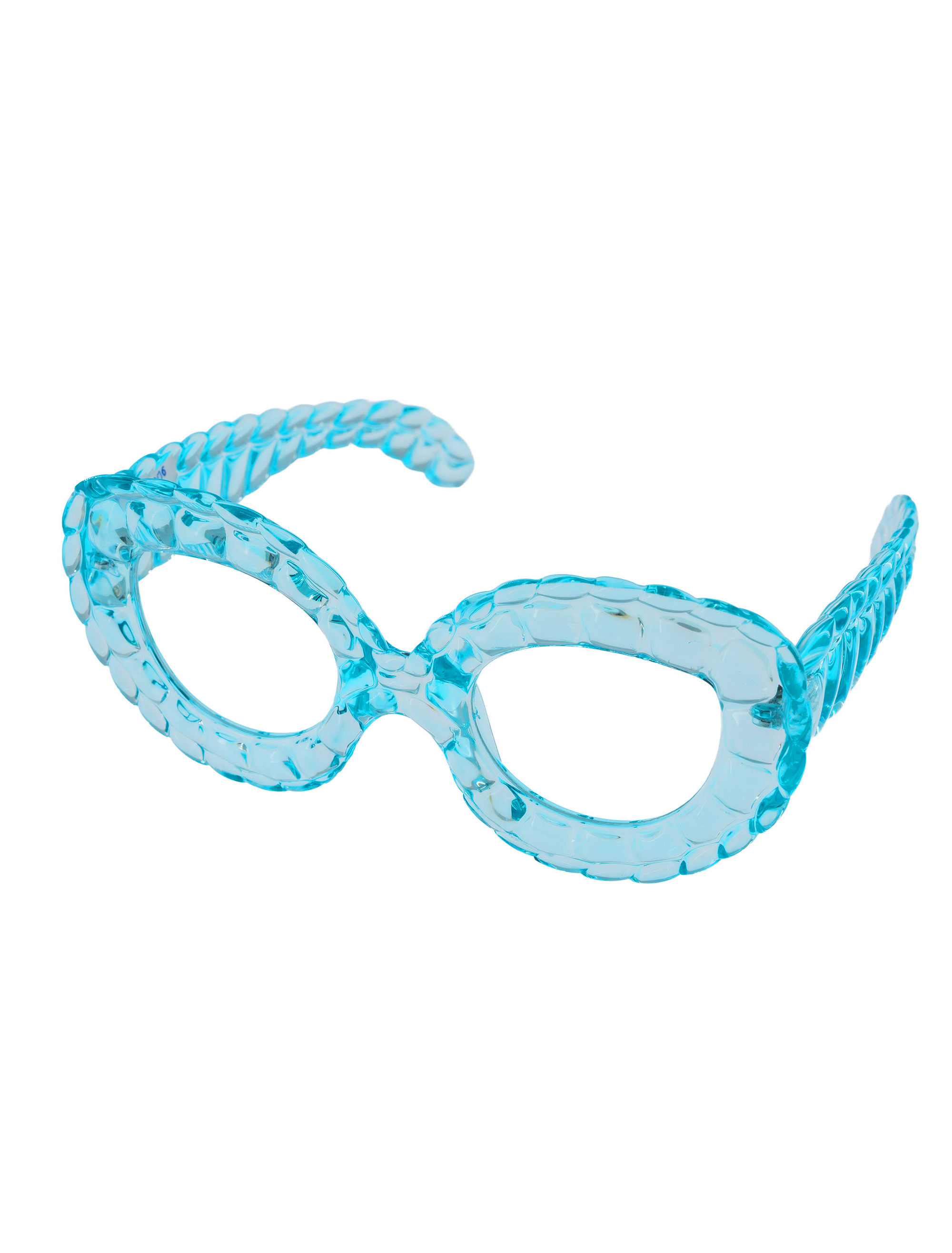 Brille Schlange hellblau