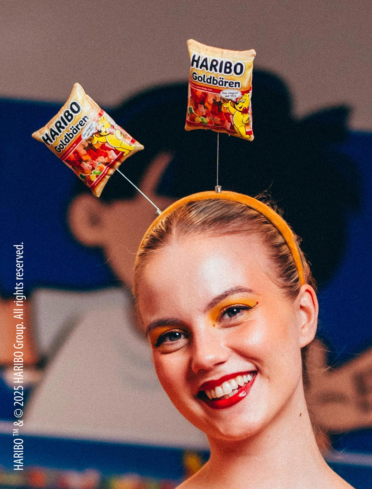 Haarreif HARIBO Goldbären bunt