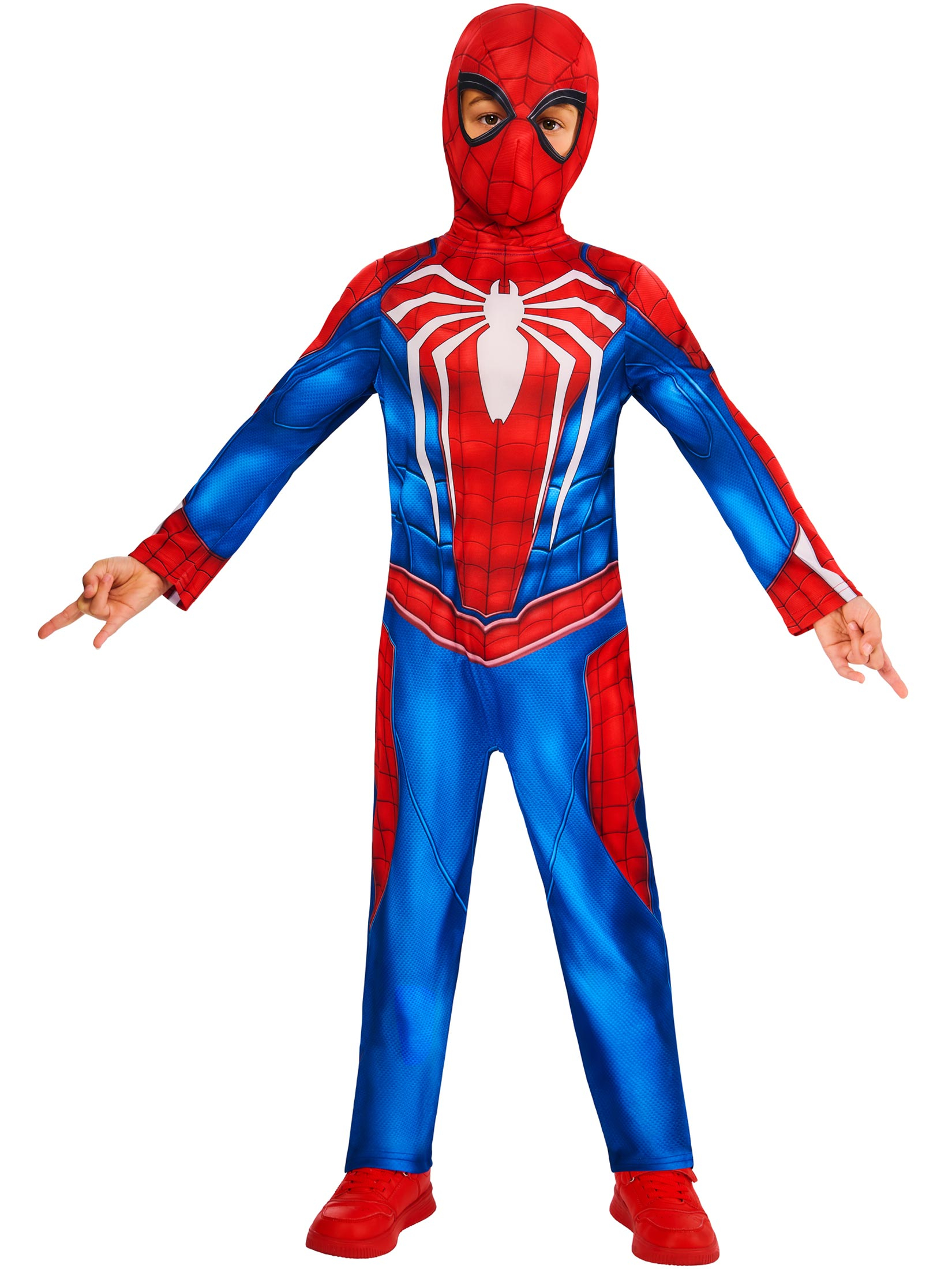 Spider-Man 2-tlg. Kinder rot/blau 5-6 Jahre