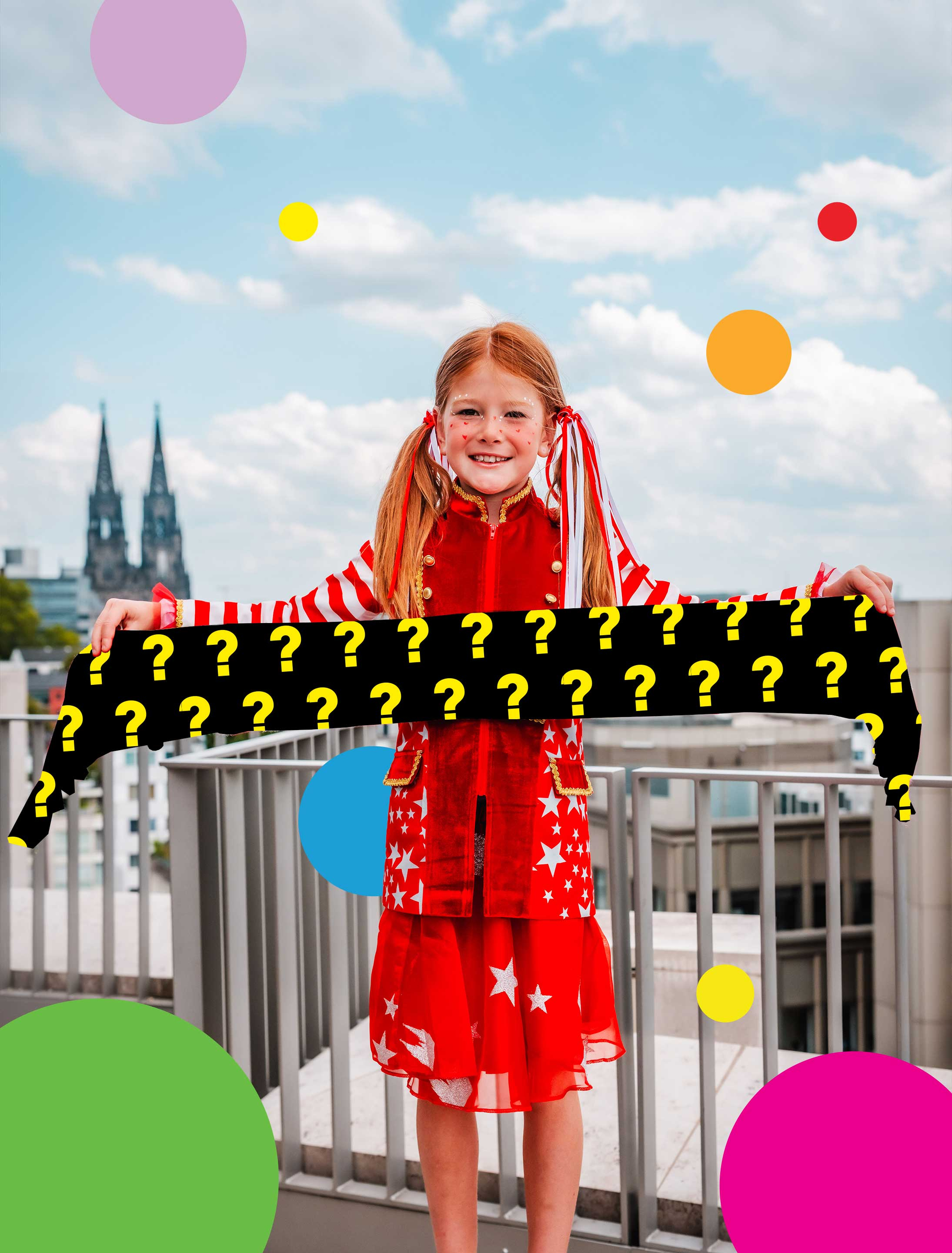 Mottoschal Kinder 2026/2027 bunt