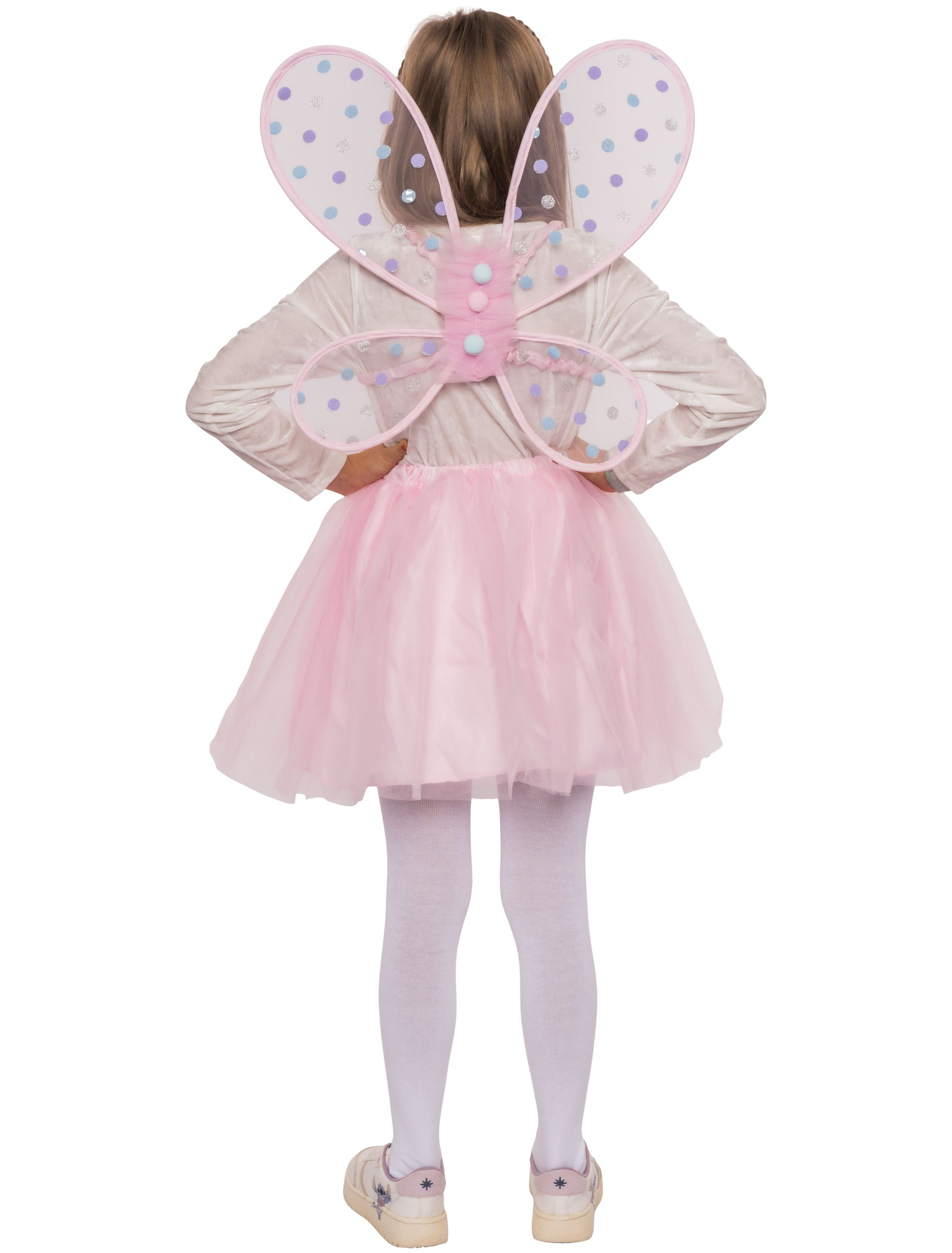 Schmetterling Set rosa 3tlg.