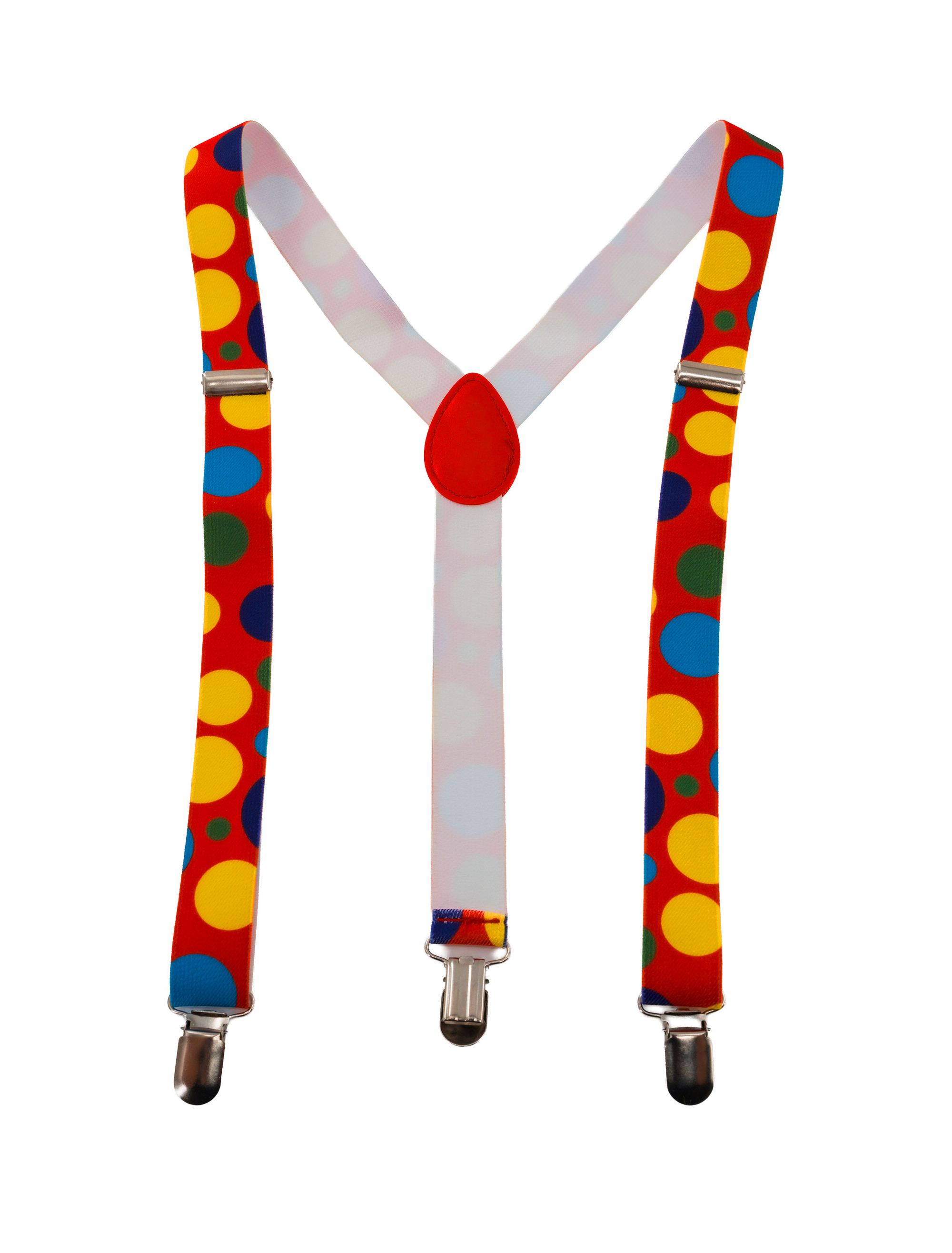 Hosenträger Clown bunt