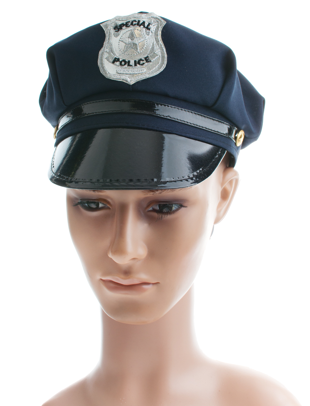 Polizeimütze Amerika dunkelblau 56
