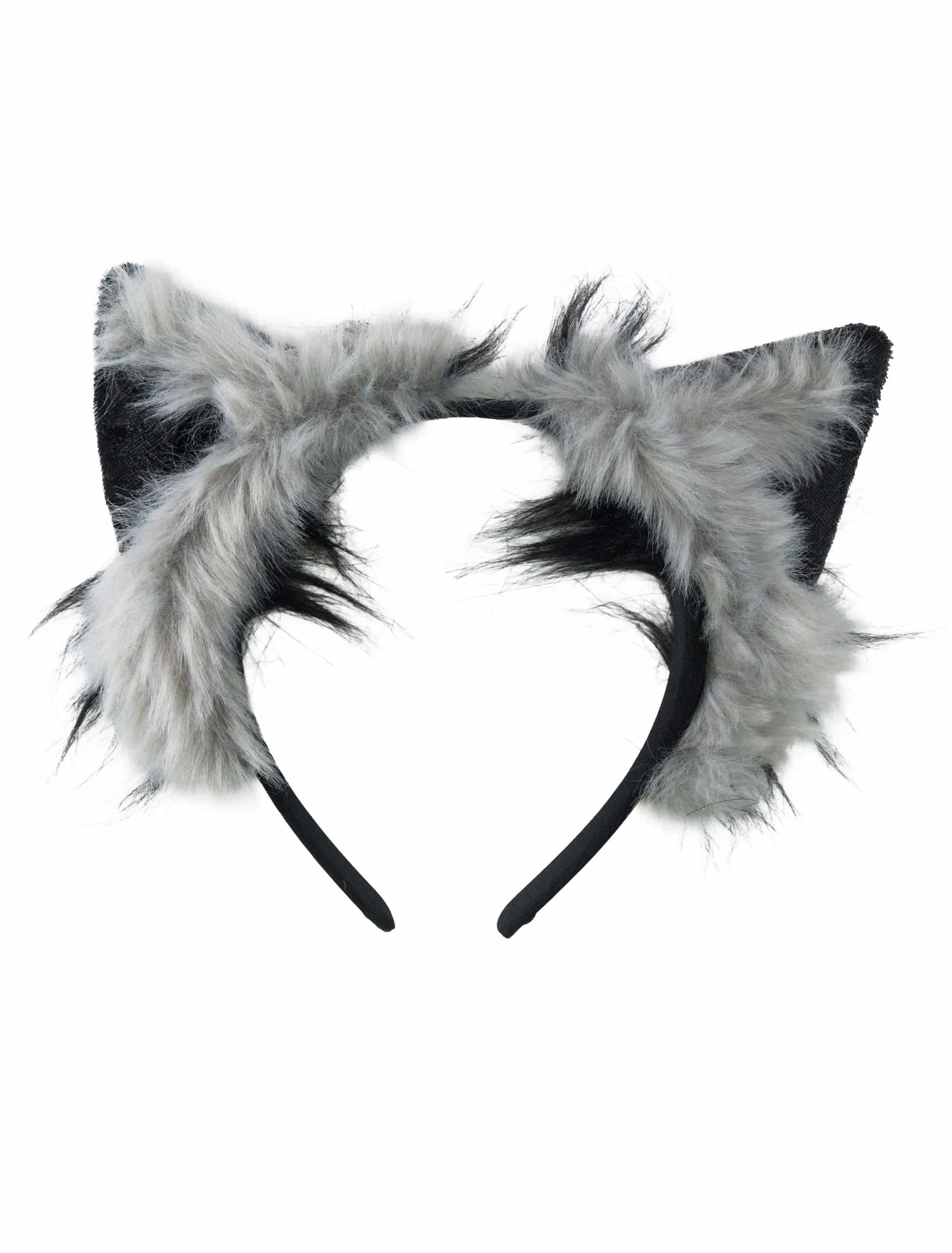 Haarreif Wolf grau