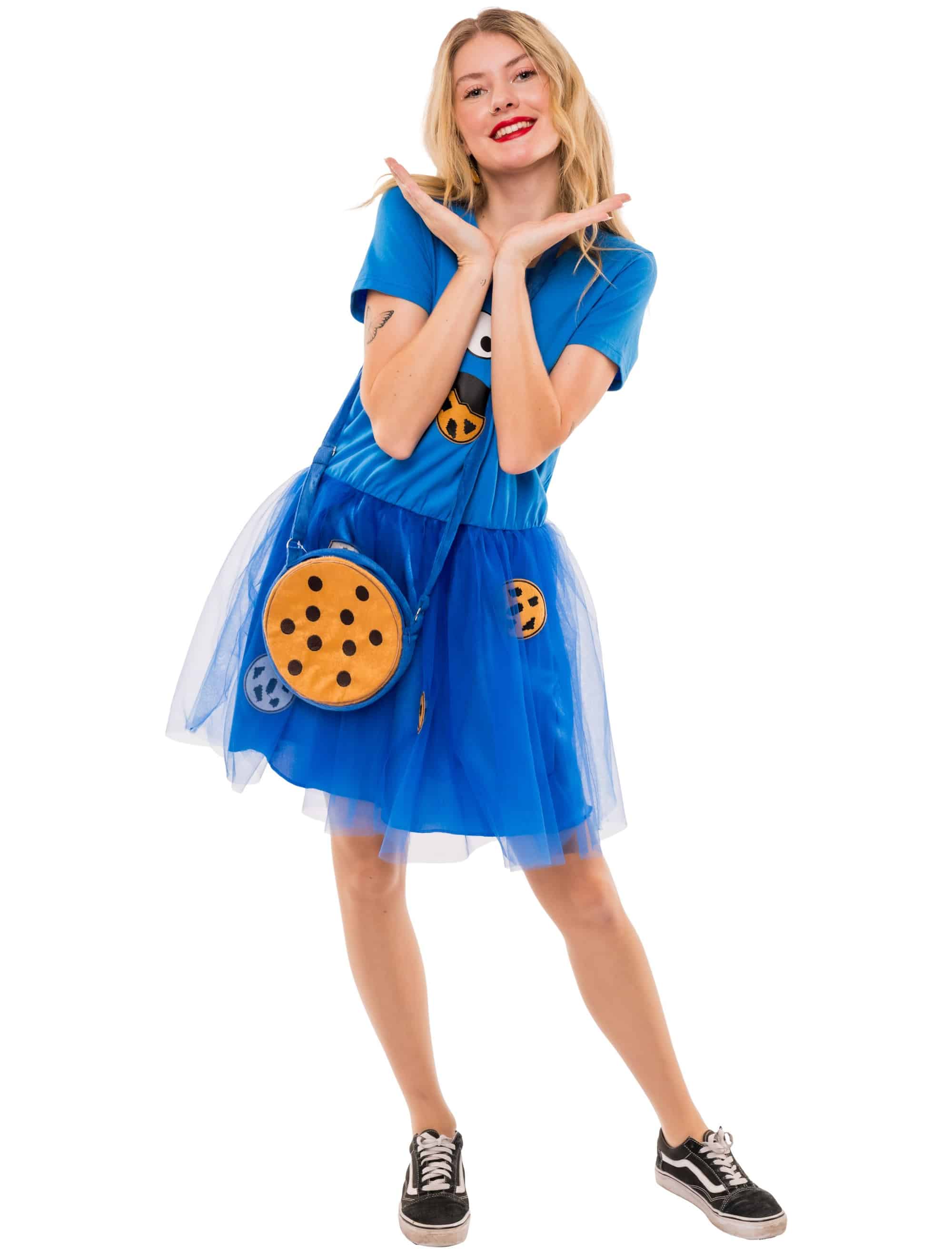 Kleid Krümelchen Damen blau 2XL/3XL