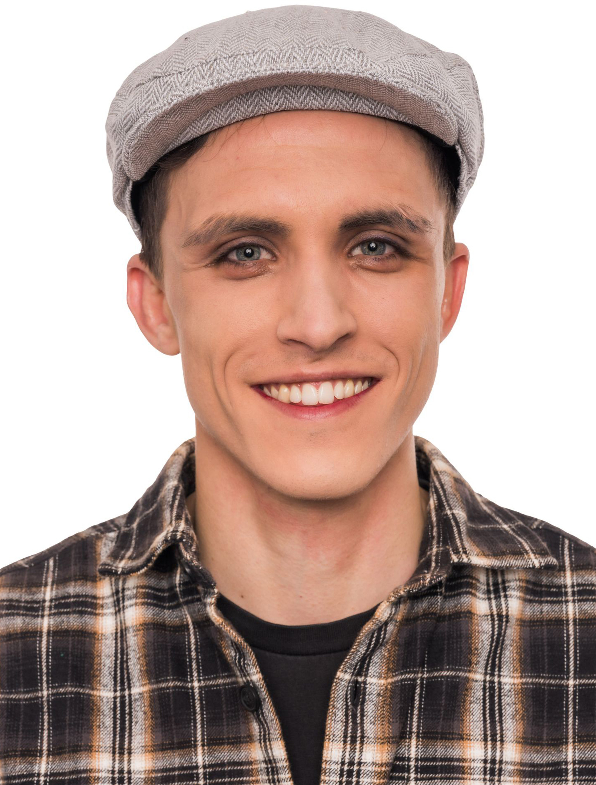 Schiebermütze hellgrau 59