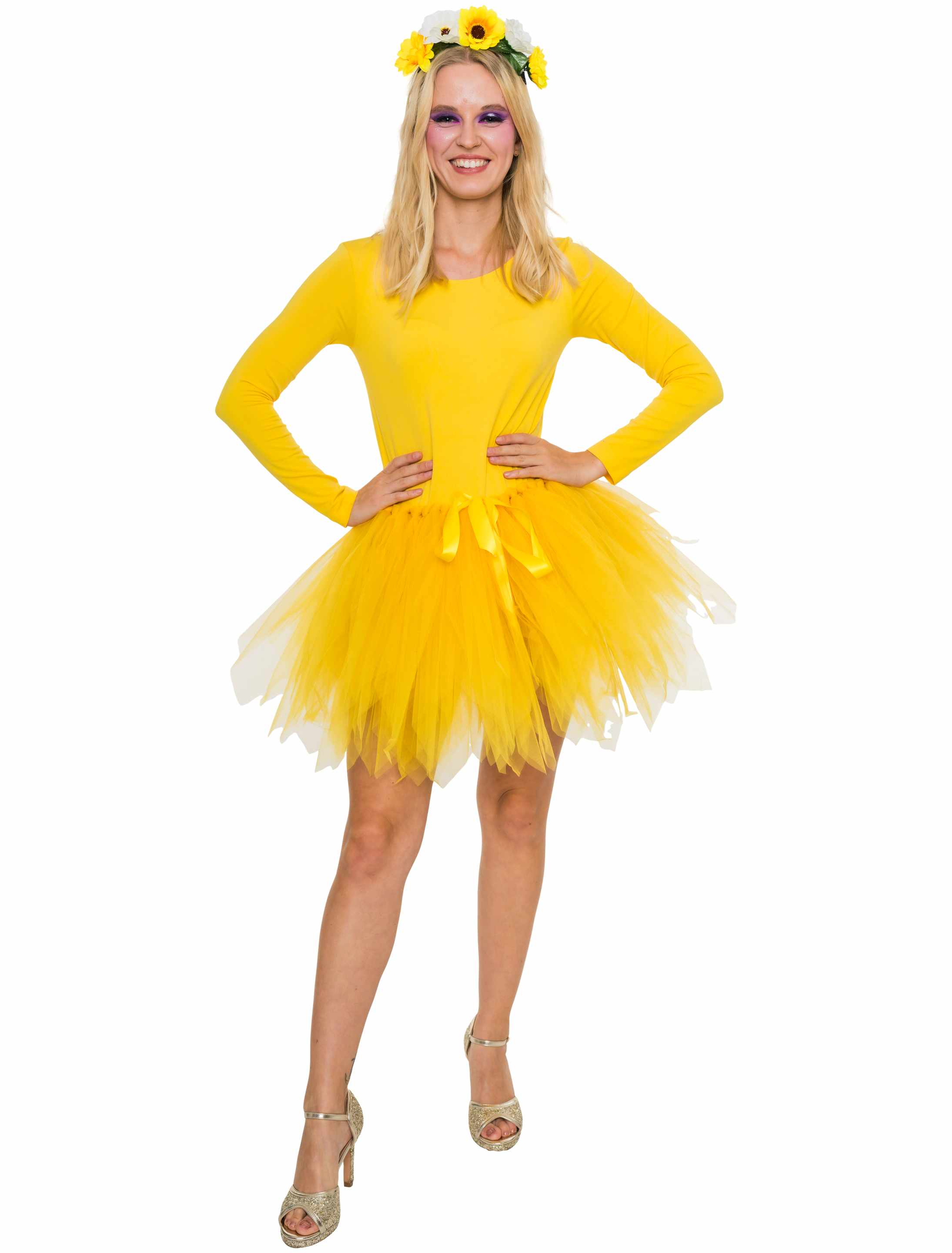 Petticoat Damen gelb one size