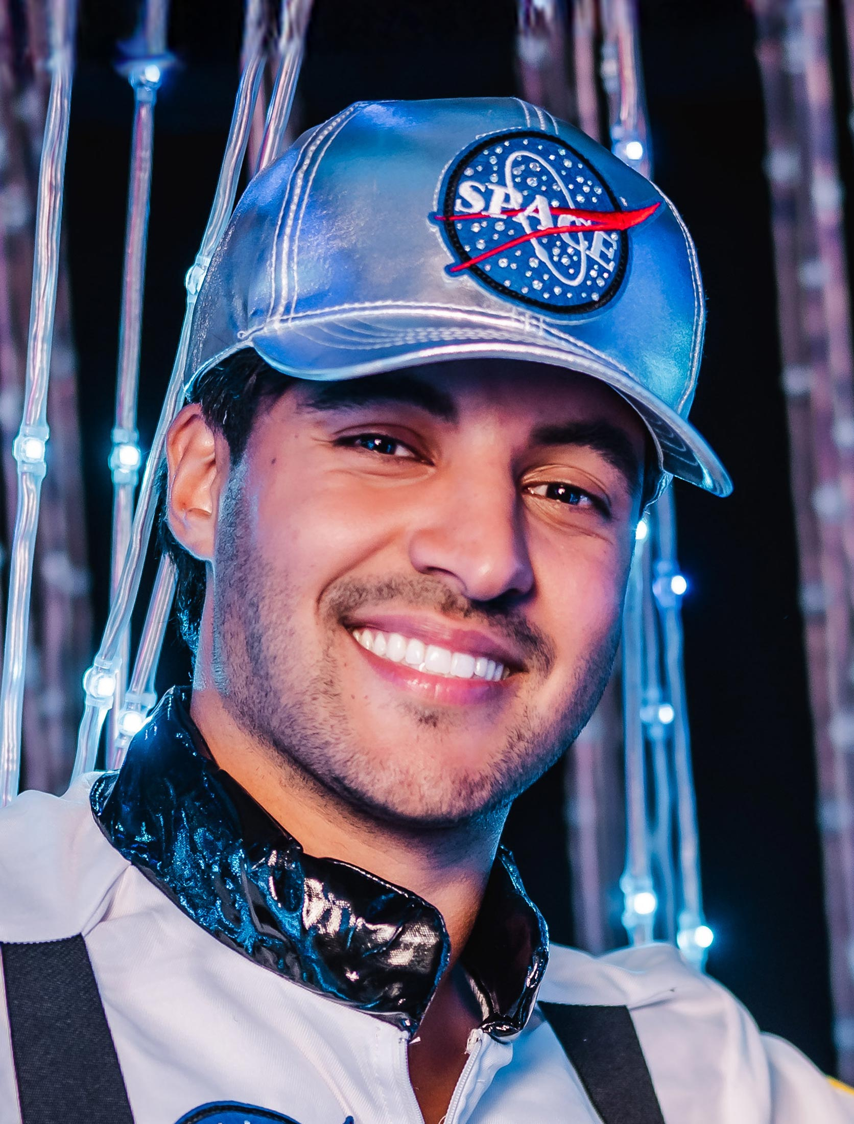 Baseball Cap Space silber