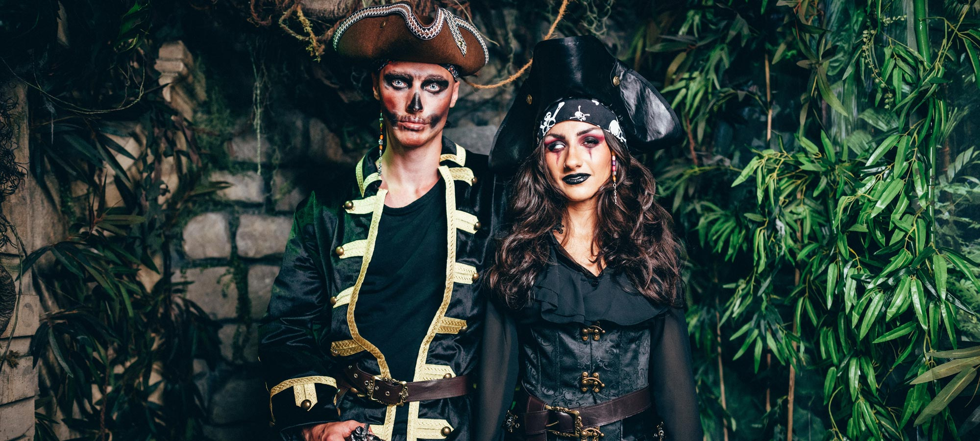 Partnerkostüm düstere Piraten