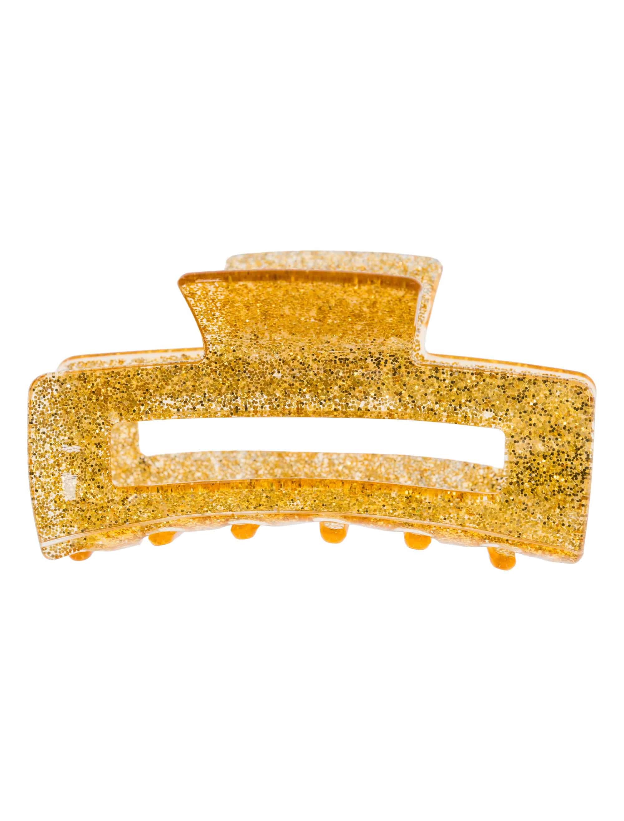 Haarklammer Glitzer gold