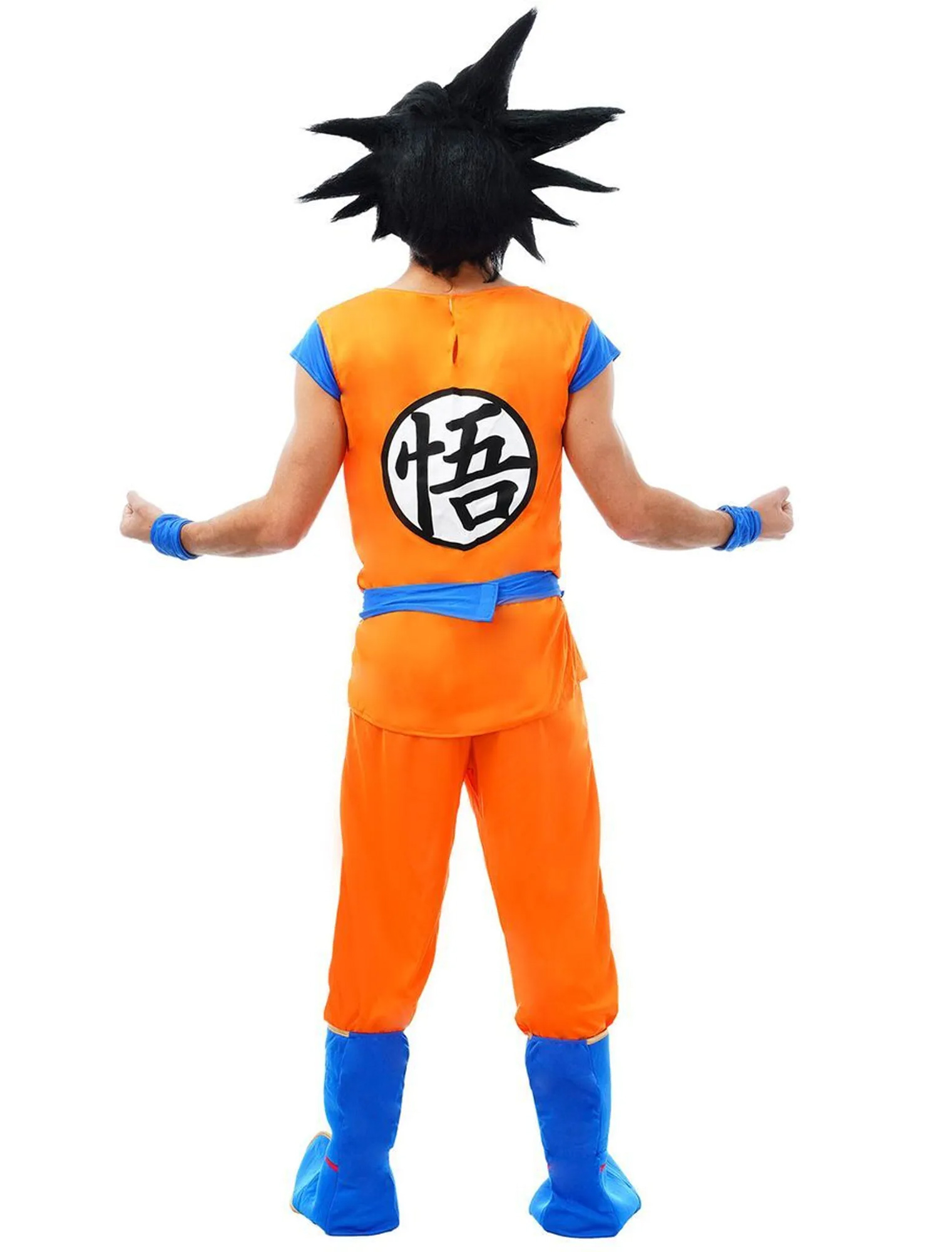 Kostüm Goku Saiyan Dragon Ball Z 7-tlg. orange 152