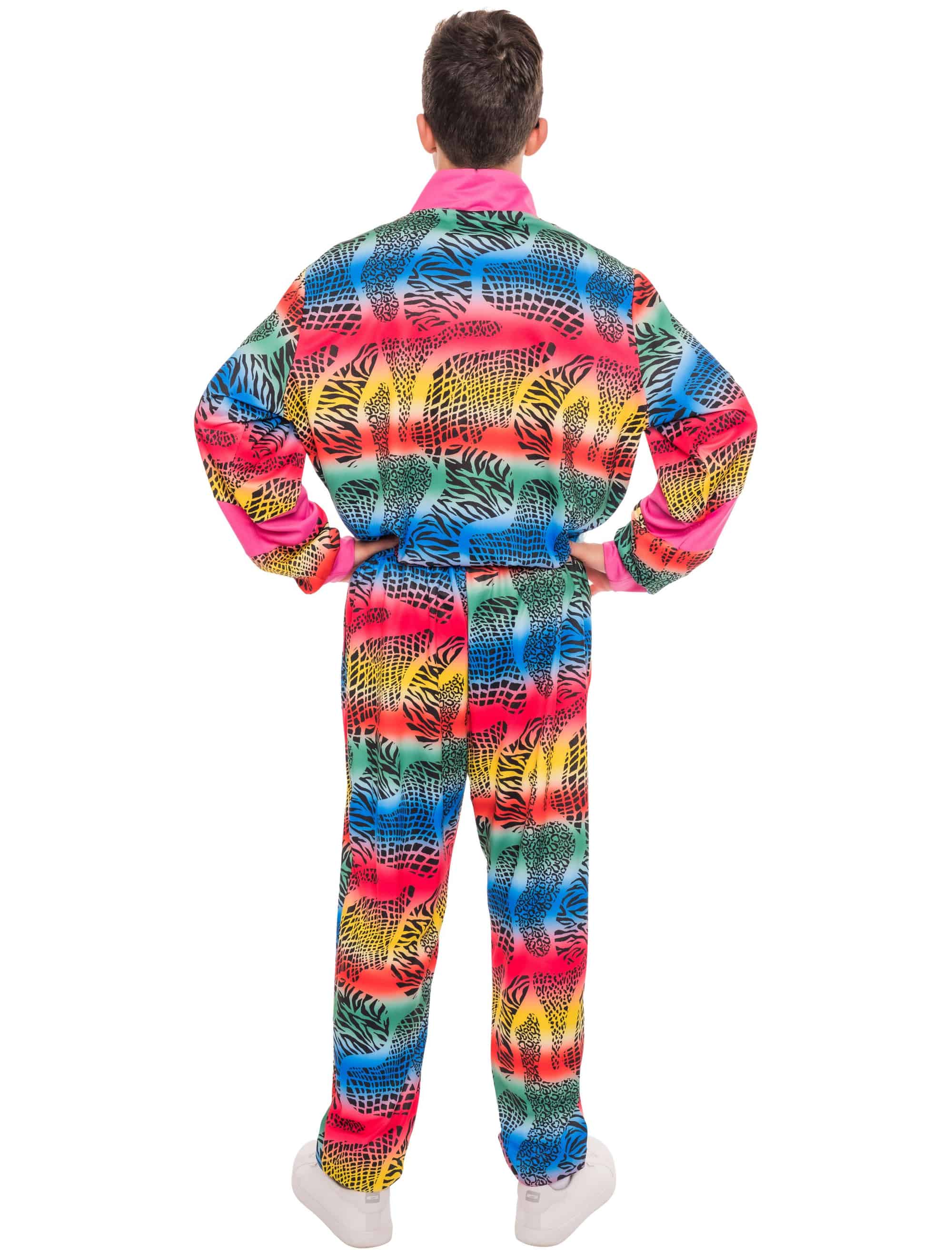 Jogginganzug Tigermuster Animal print bunt 2XL/3XL