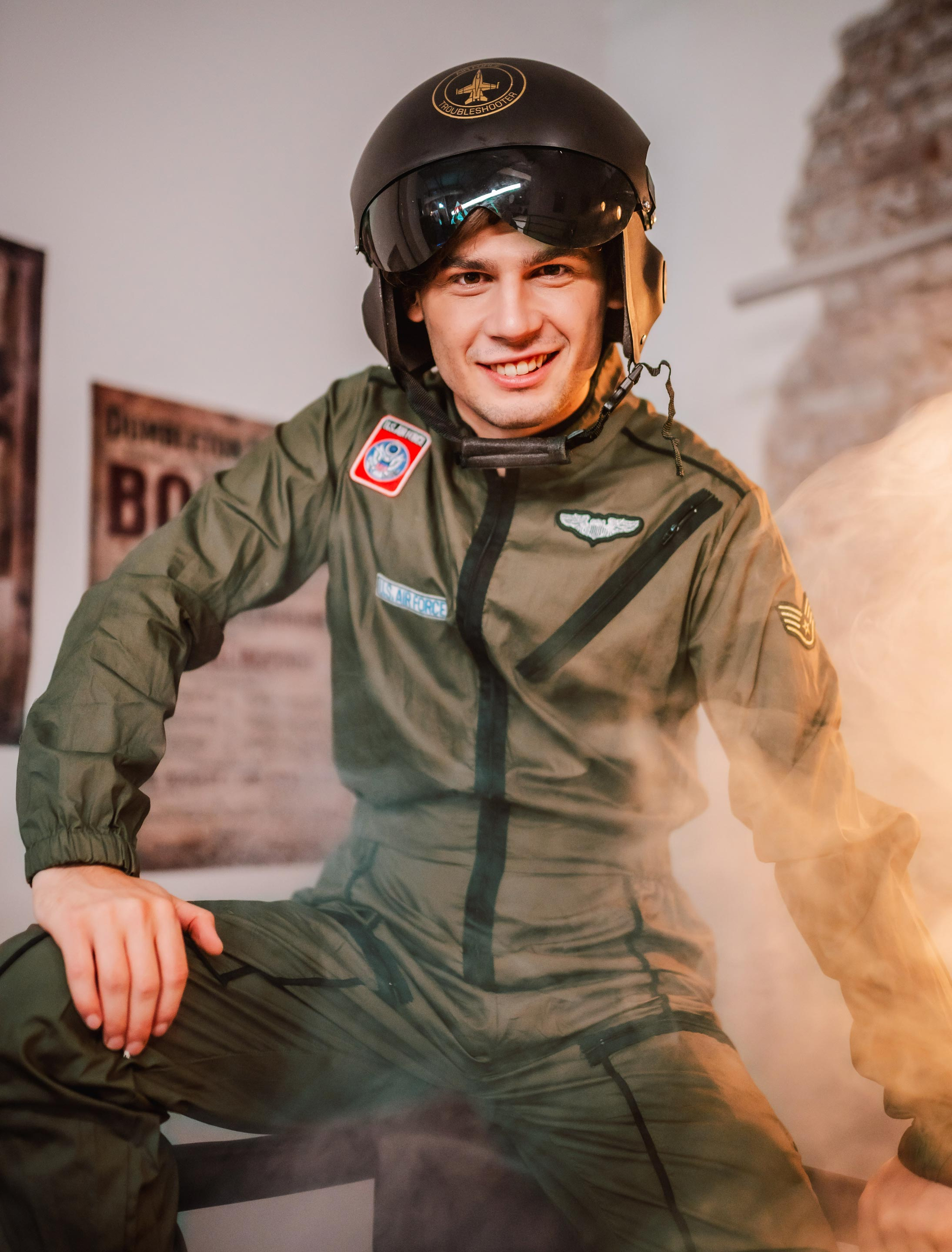 Jetpilot Herren oliv 50