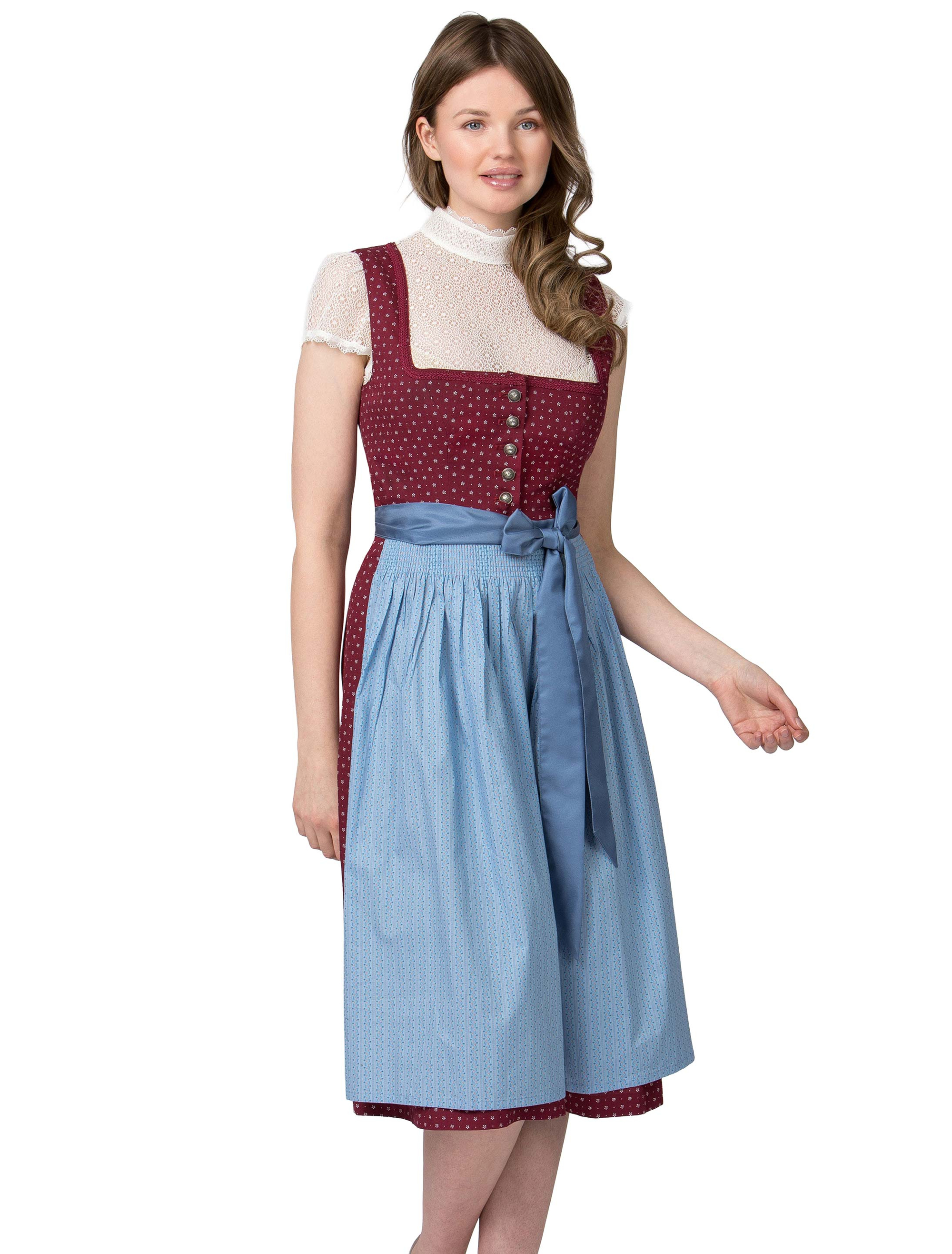 Dirndl Julina Damen bordeaux 38