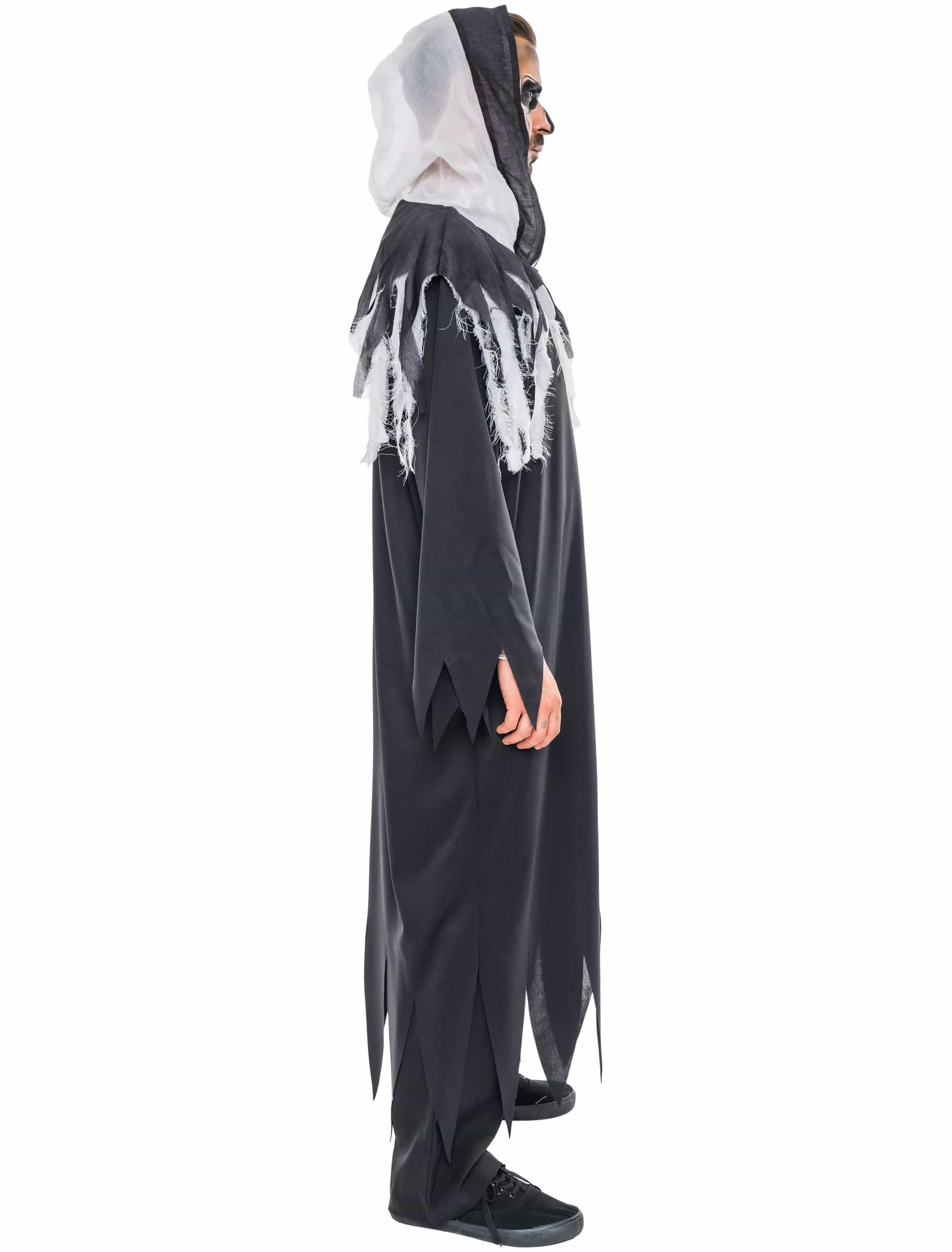 Sensenmann mit Kette Herren schwarz/weiß one size