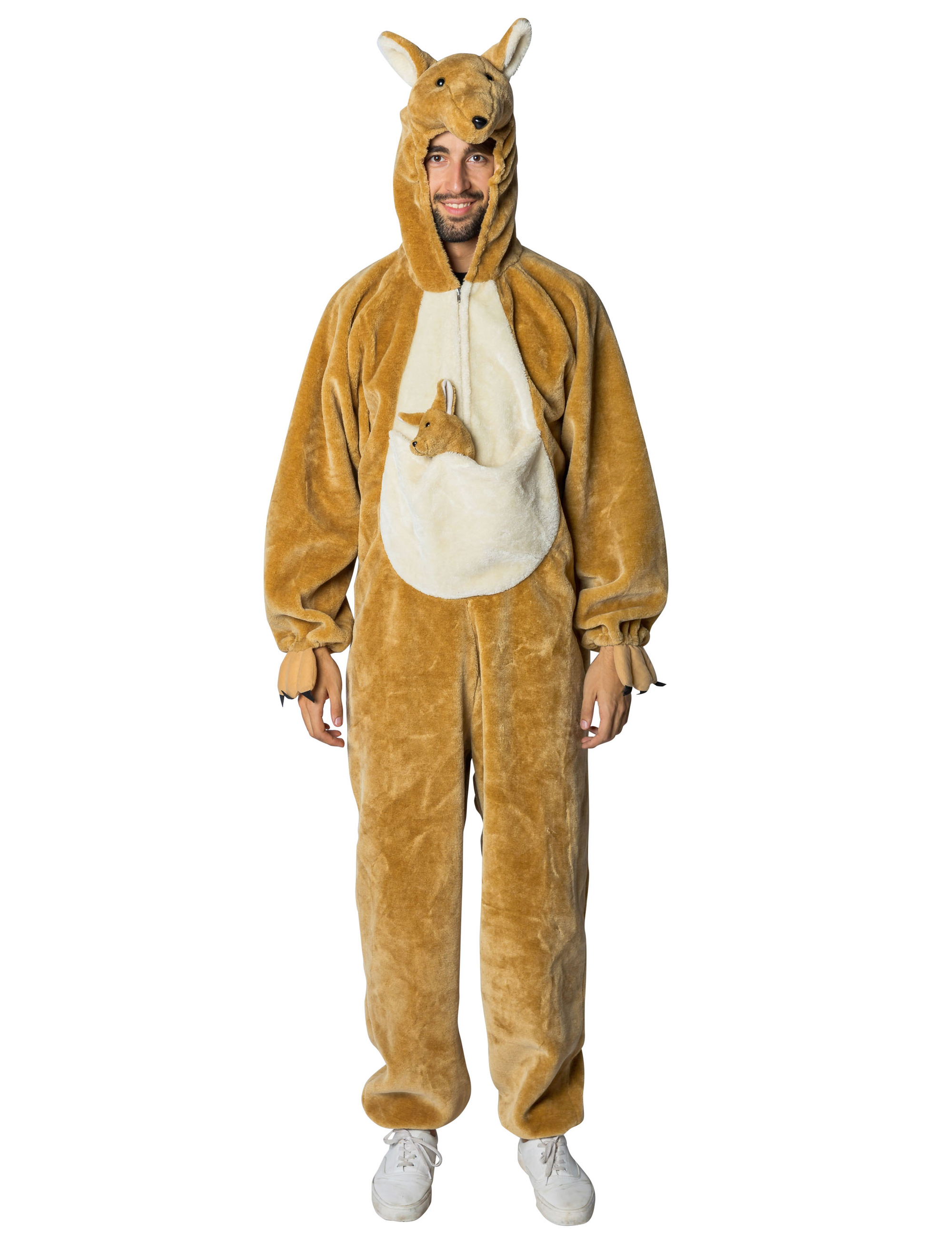 Overall Plüsch Känguru Herren