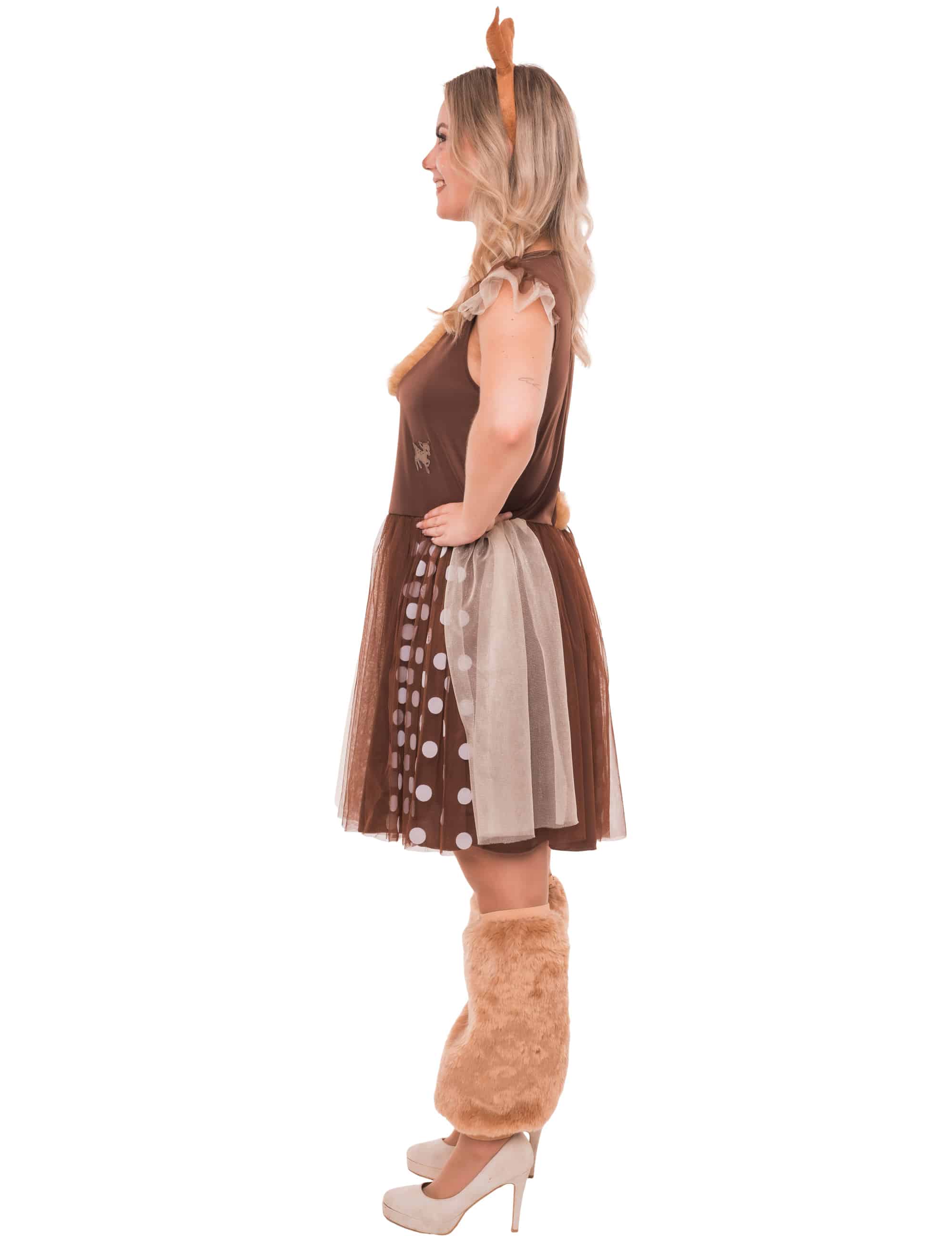 Kleid Reh braun L/XL