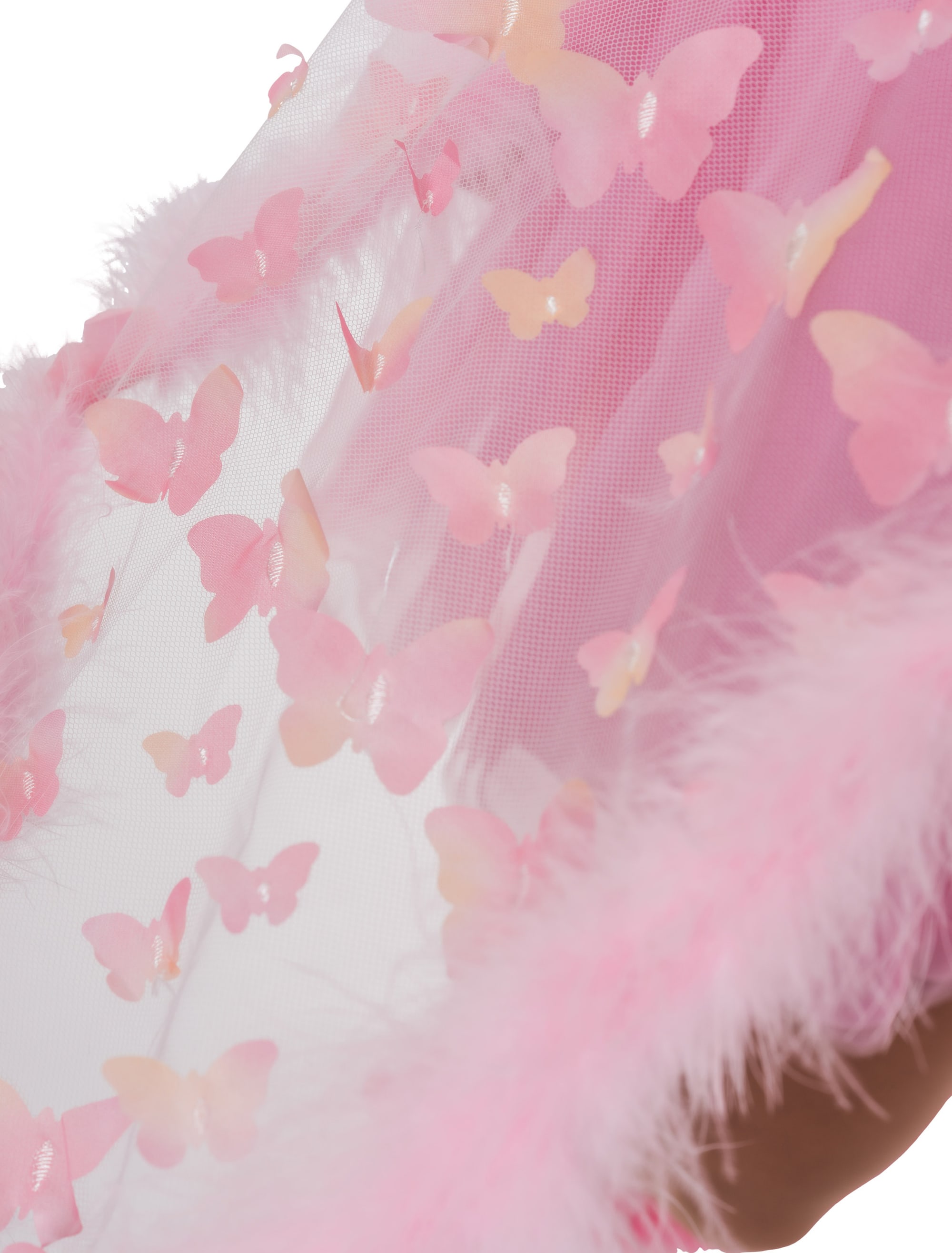 Weste lang Blumen Damen bunt S/M