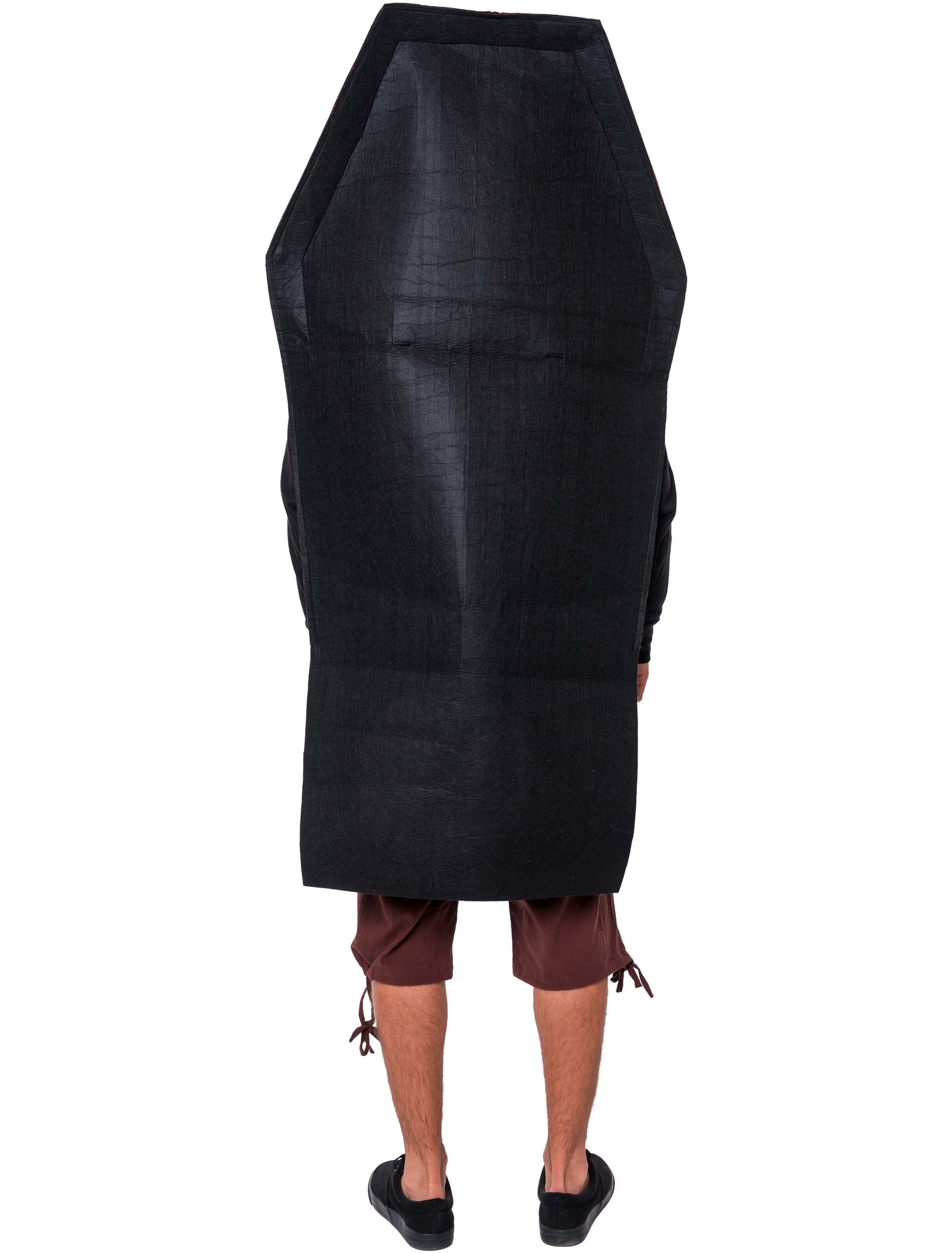 Kostüm Sarg schwarz/beige one size
