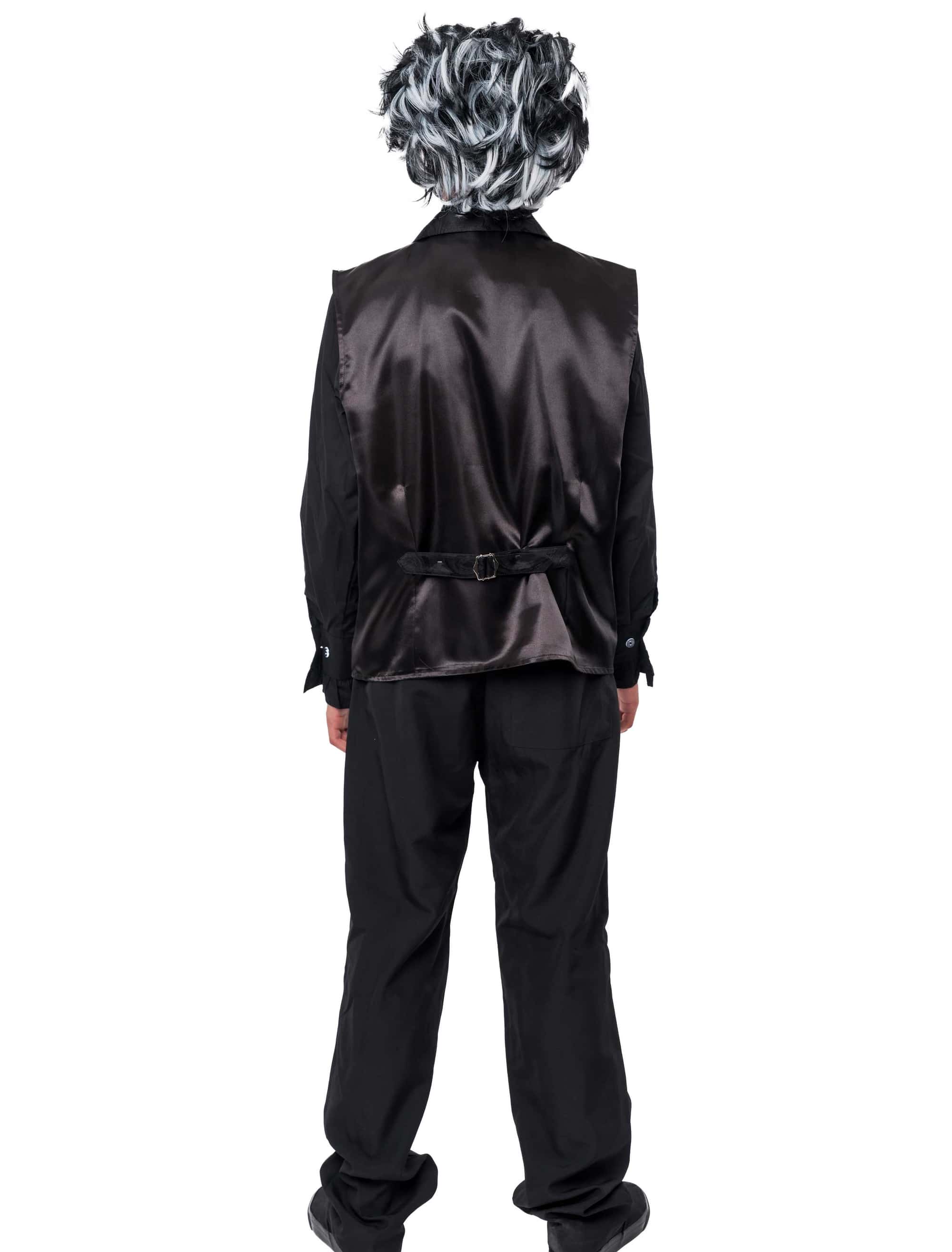 Weste Gothic Herren schwarz 4XL/5XL