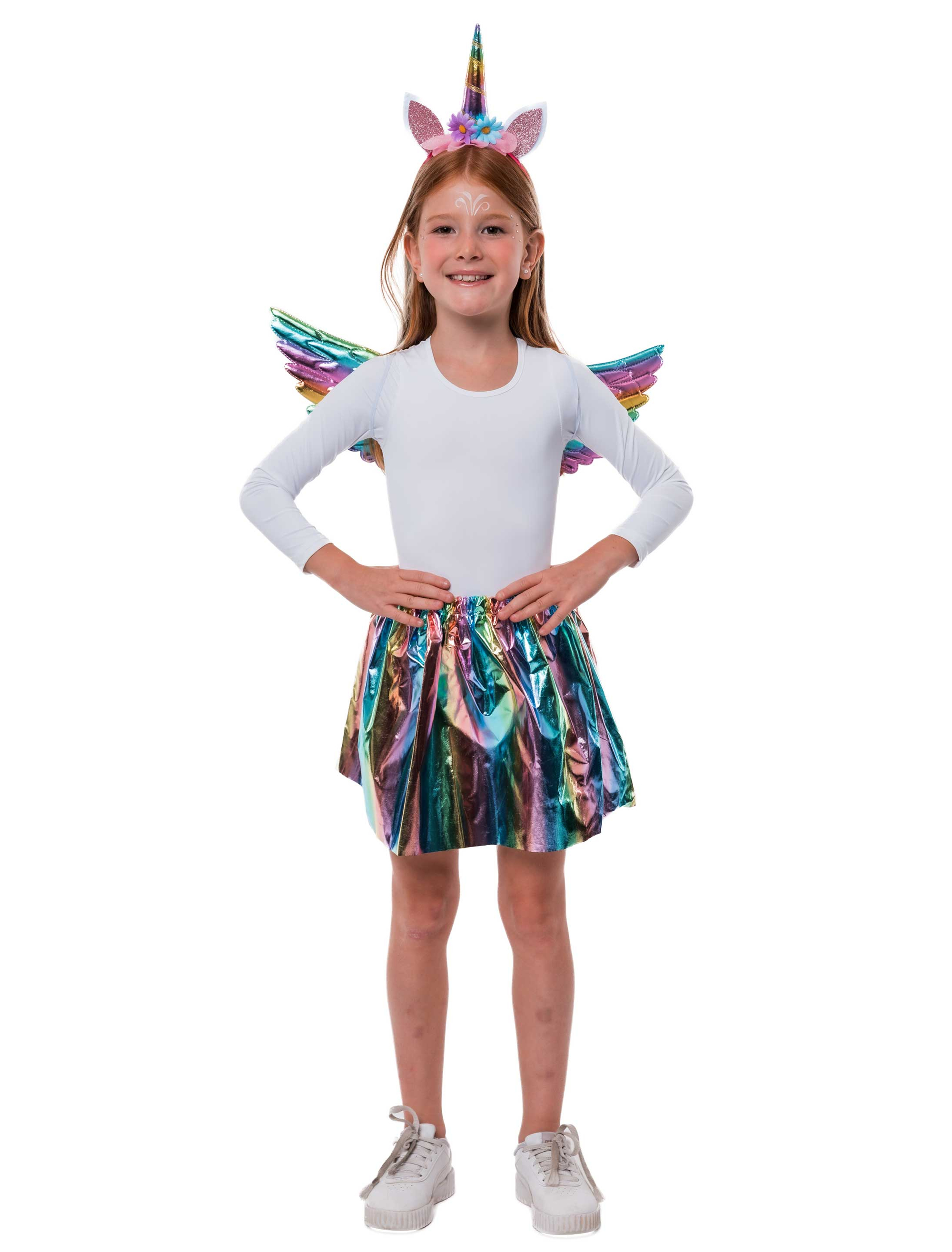 Set Einhorn 3-tlg. bunt one size