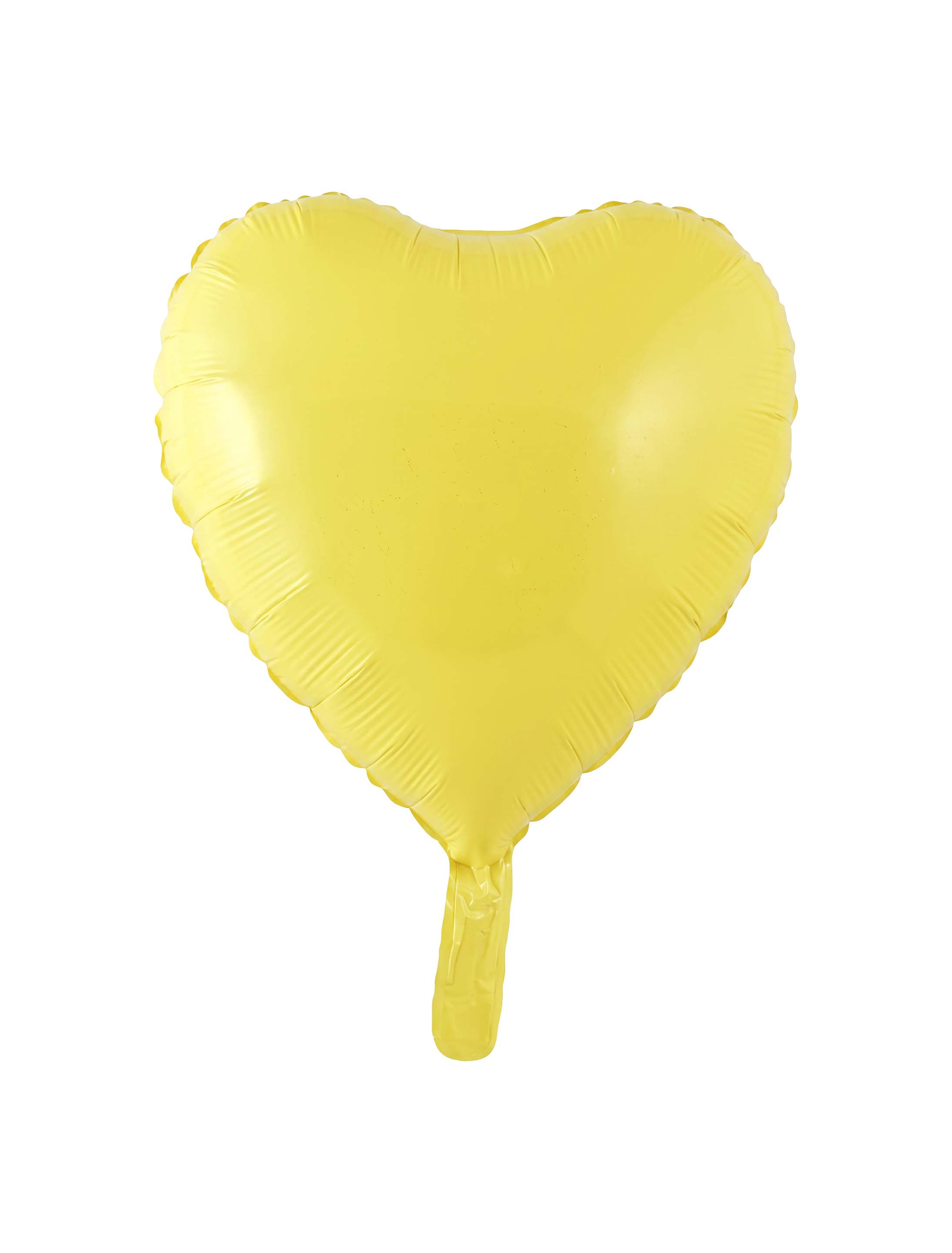 Folienballon Herz 46cm gelb