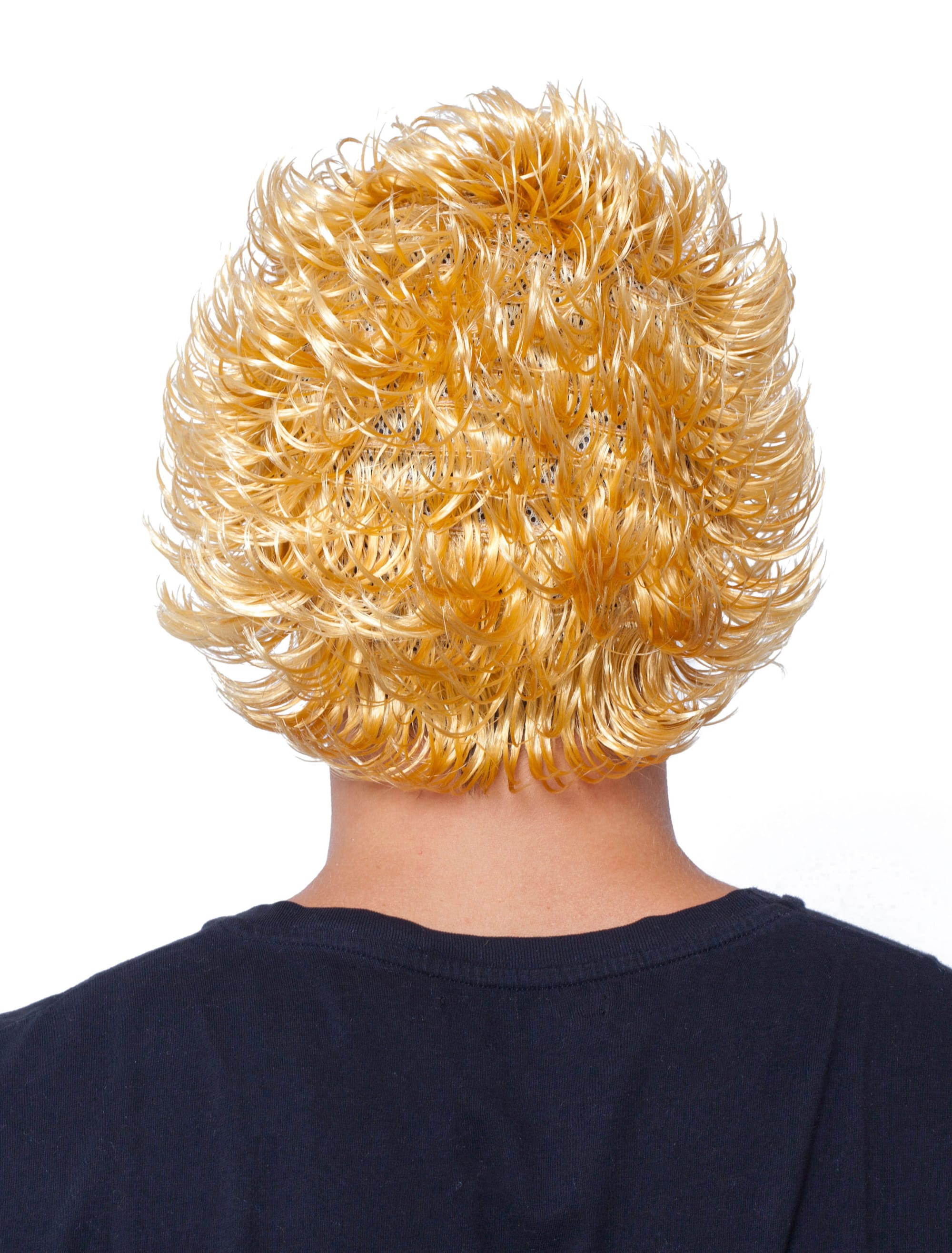 Perücke kurze wilde Locken blond