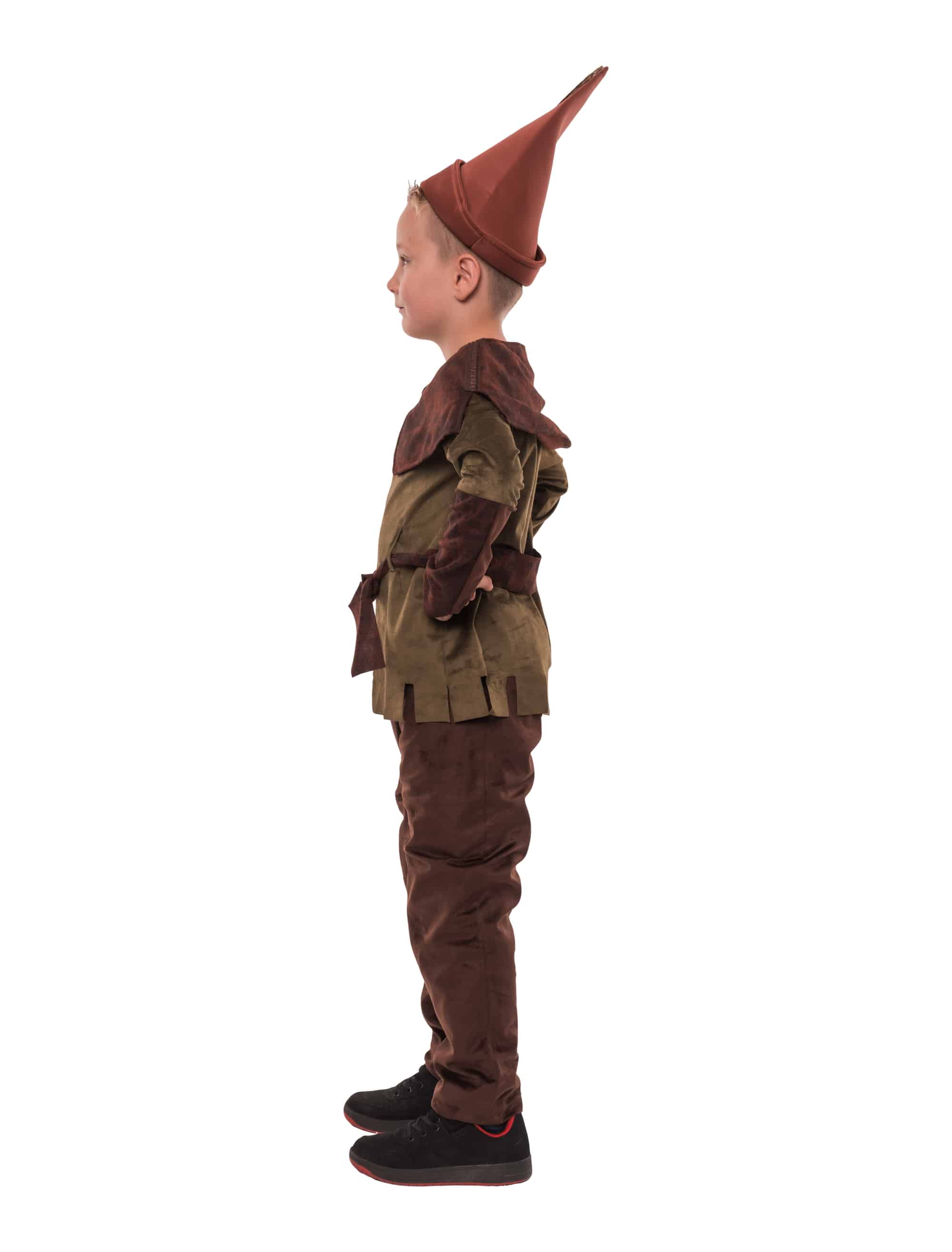 Kostüm Robin 3-tlg. Kinder grün/braun 4-6 Jahre