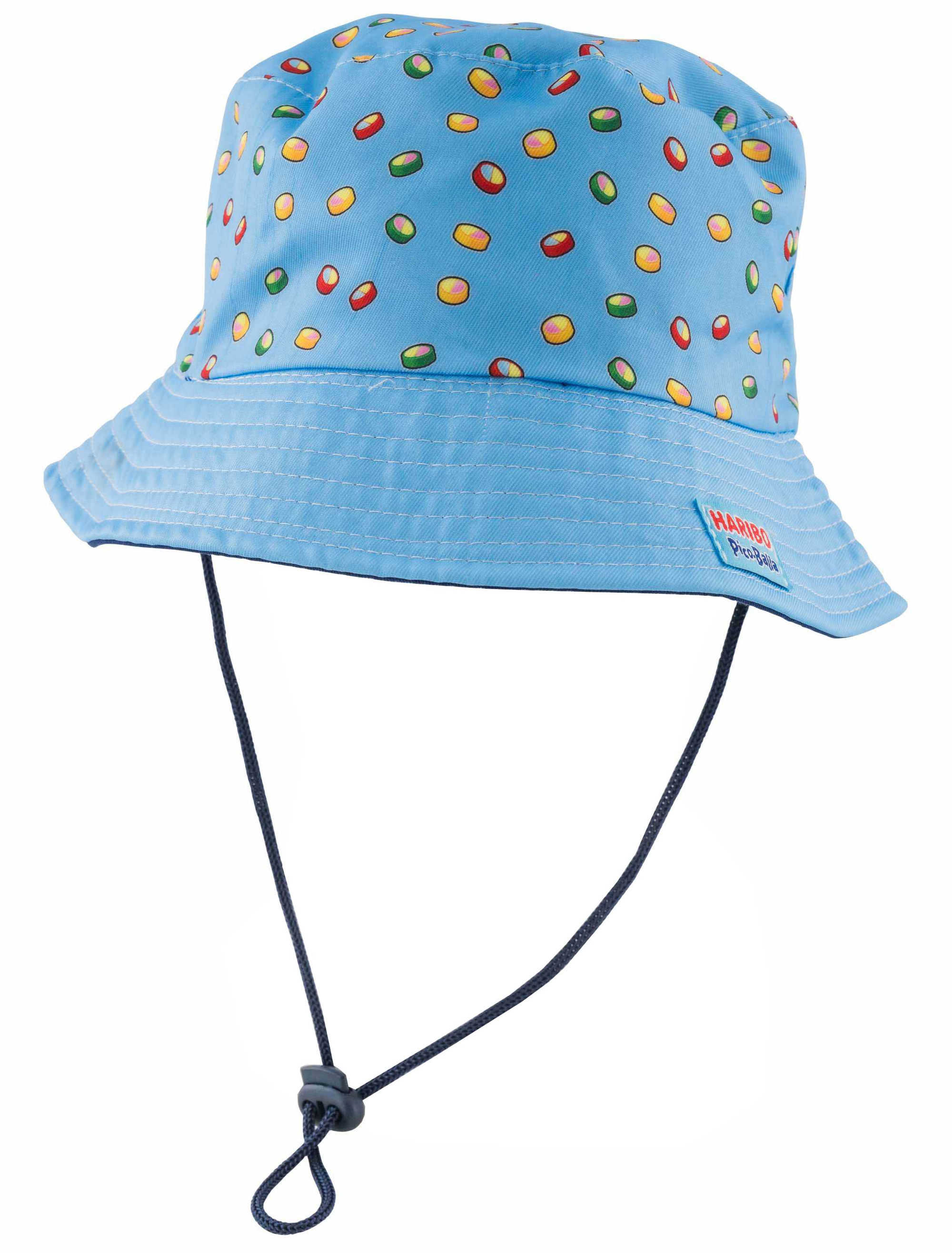 Fischerhut wendbar HARIBO Pico-Balla blau