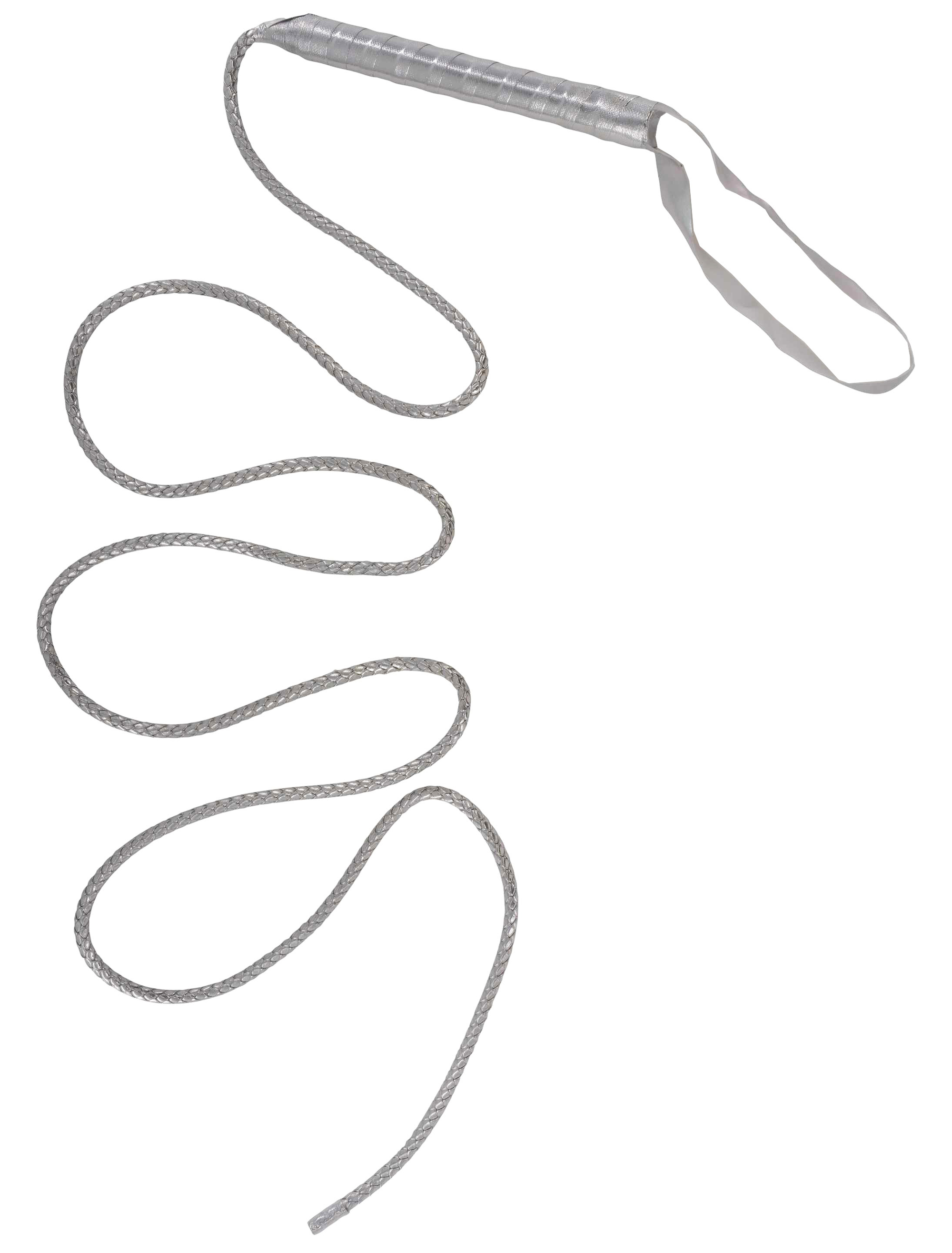 Peitsche 180cm silber