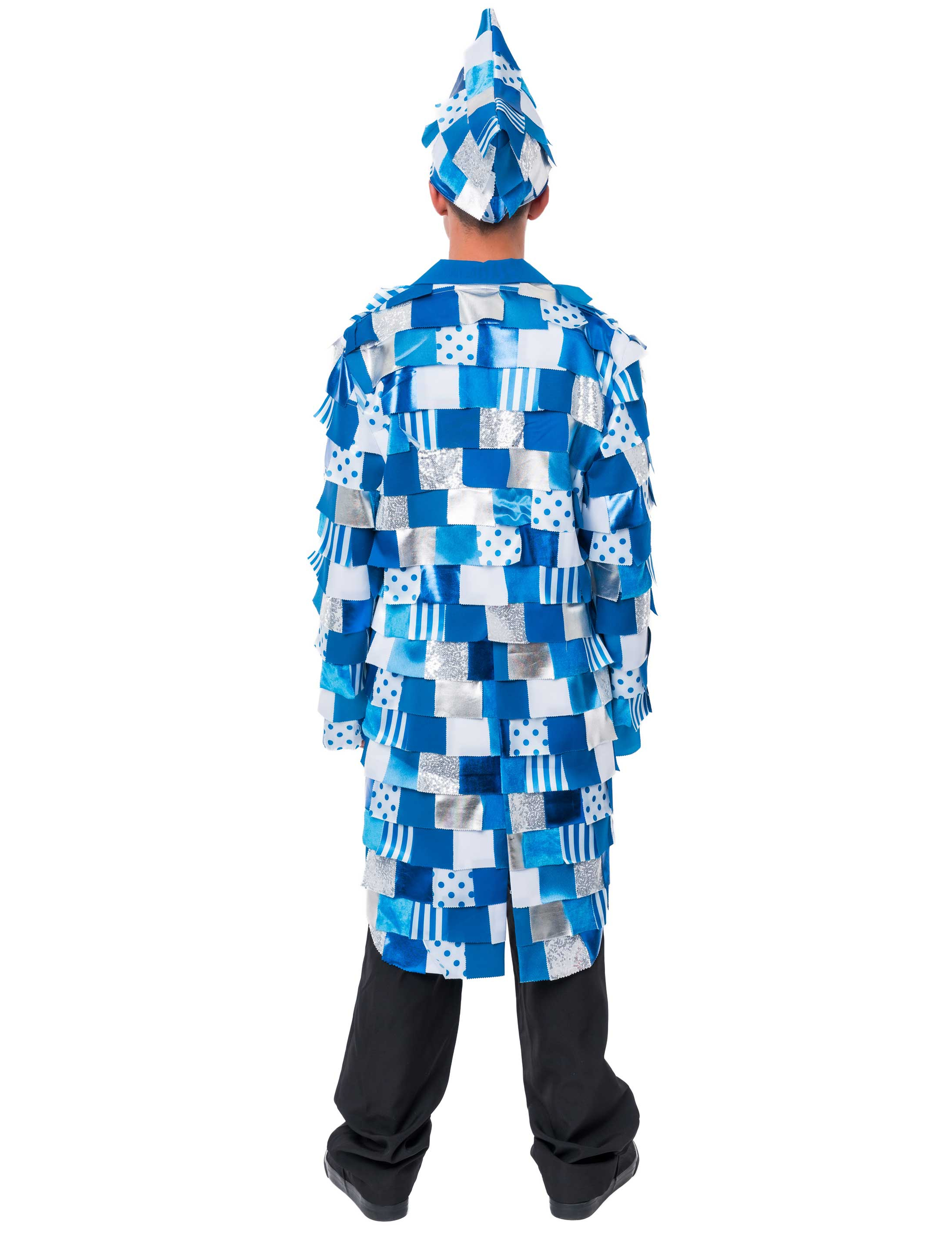 Lappenfrack deluxe Herren blau/weiß 50