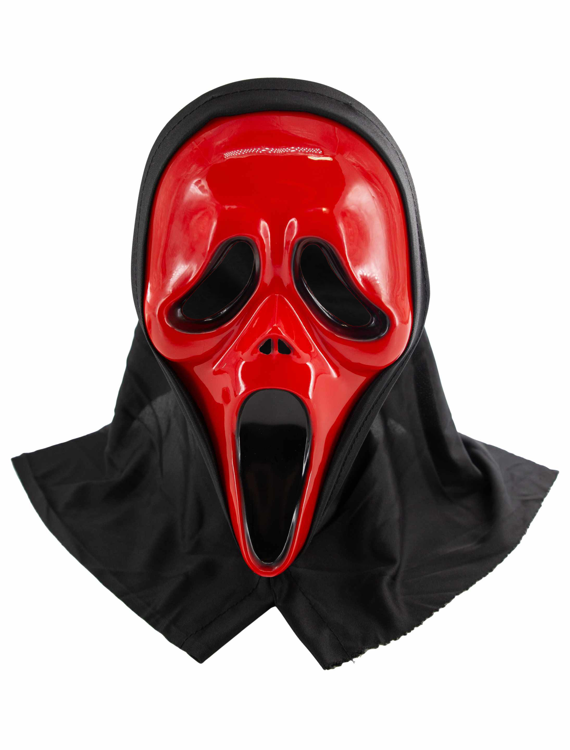 Maske Schrei schwarz/rot