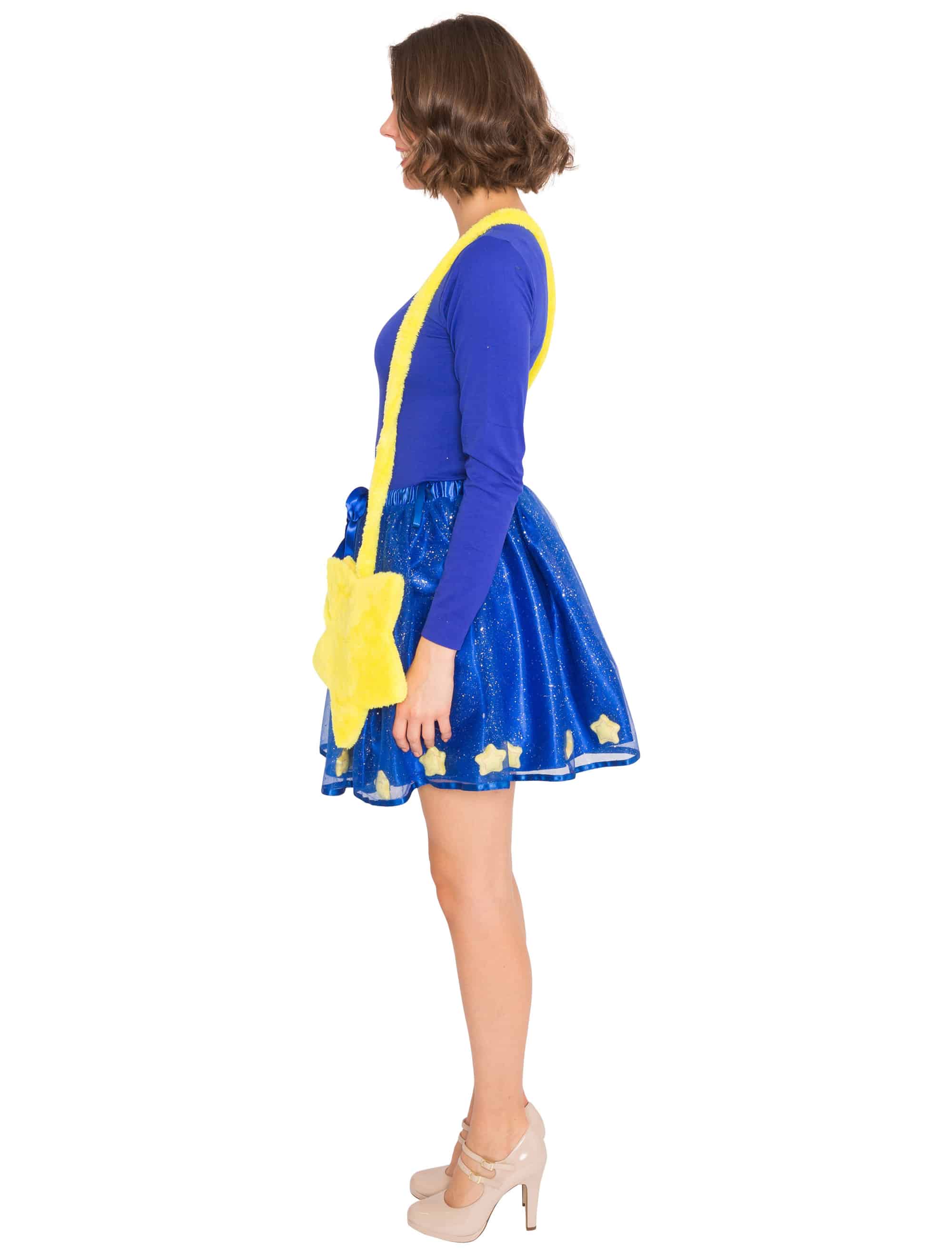 Petticoat mit Sternen Erwachsene blau