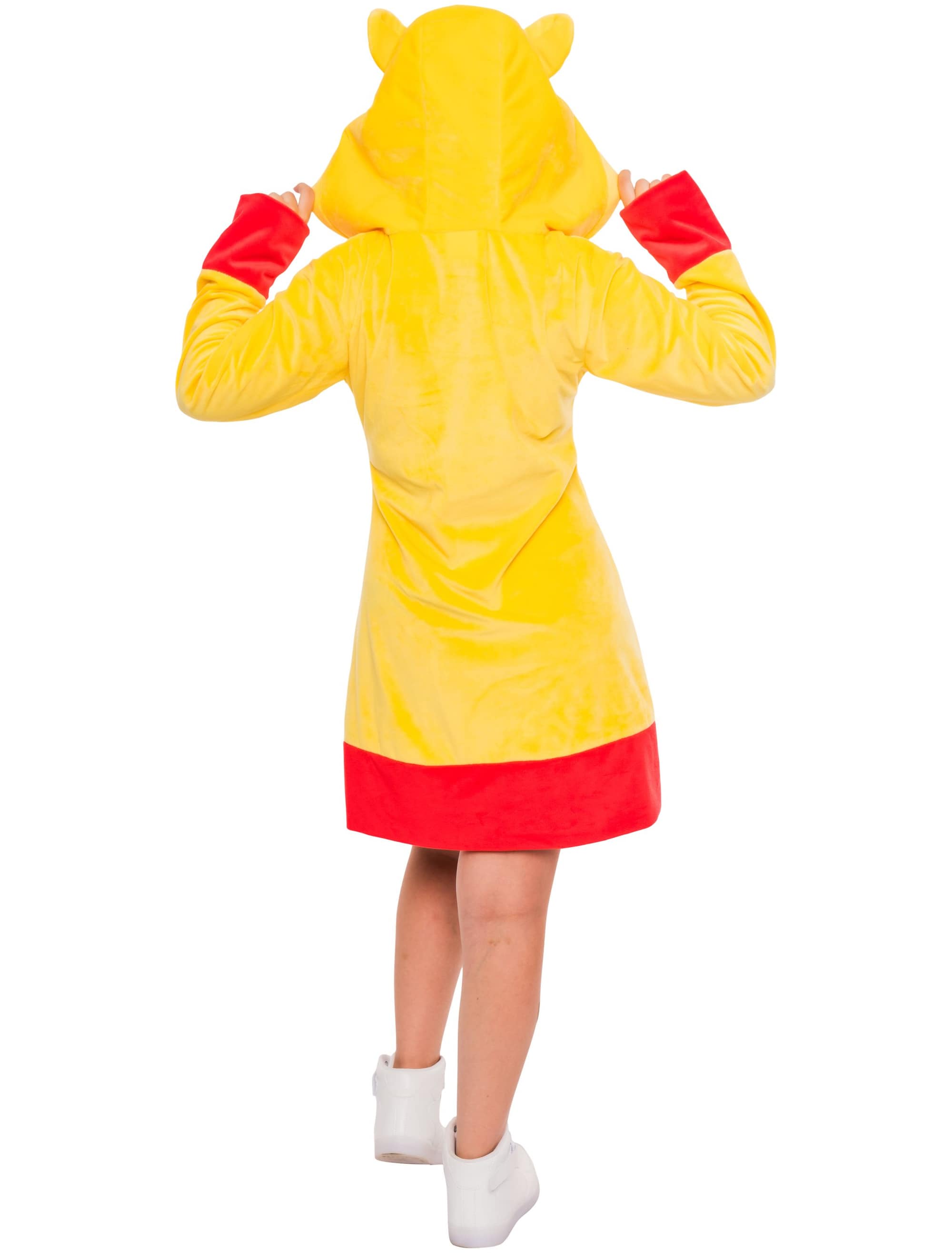 Kleid HARIBO Goldbären Plüsch Damen rot/gelb L/XL