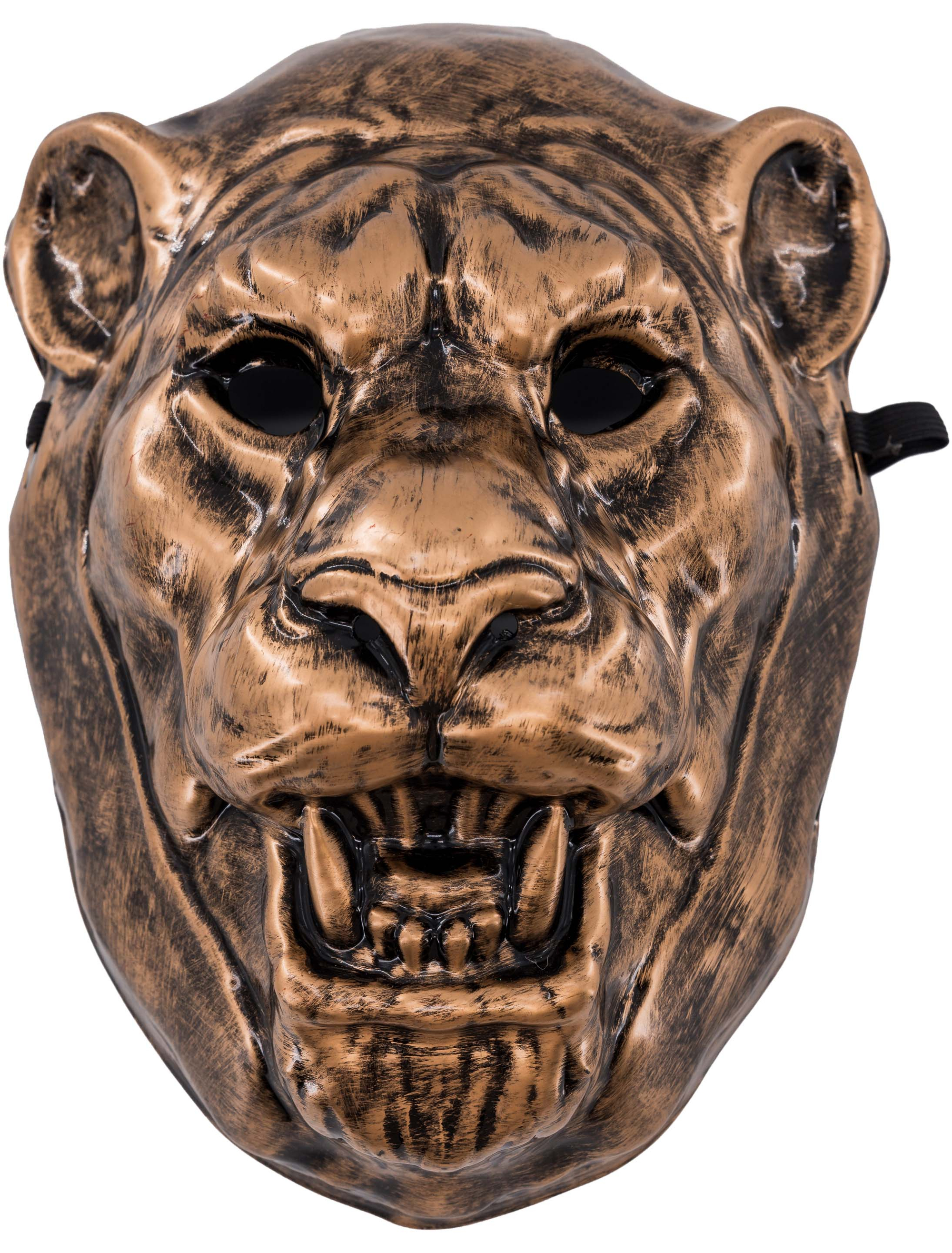 Maske Panther gold