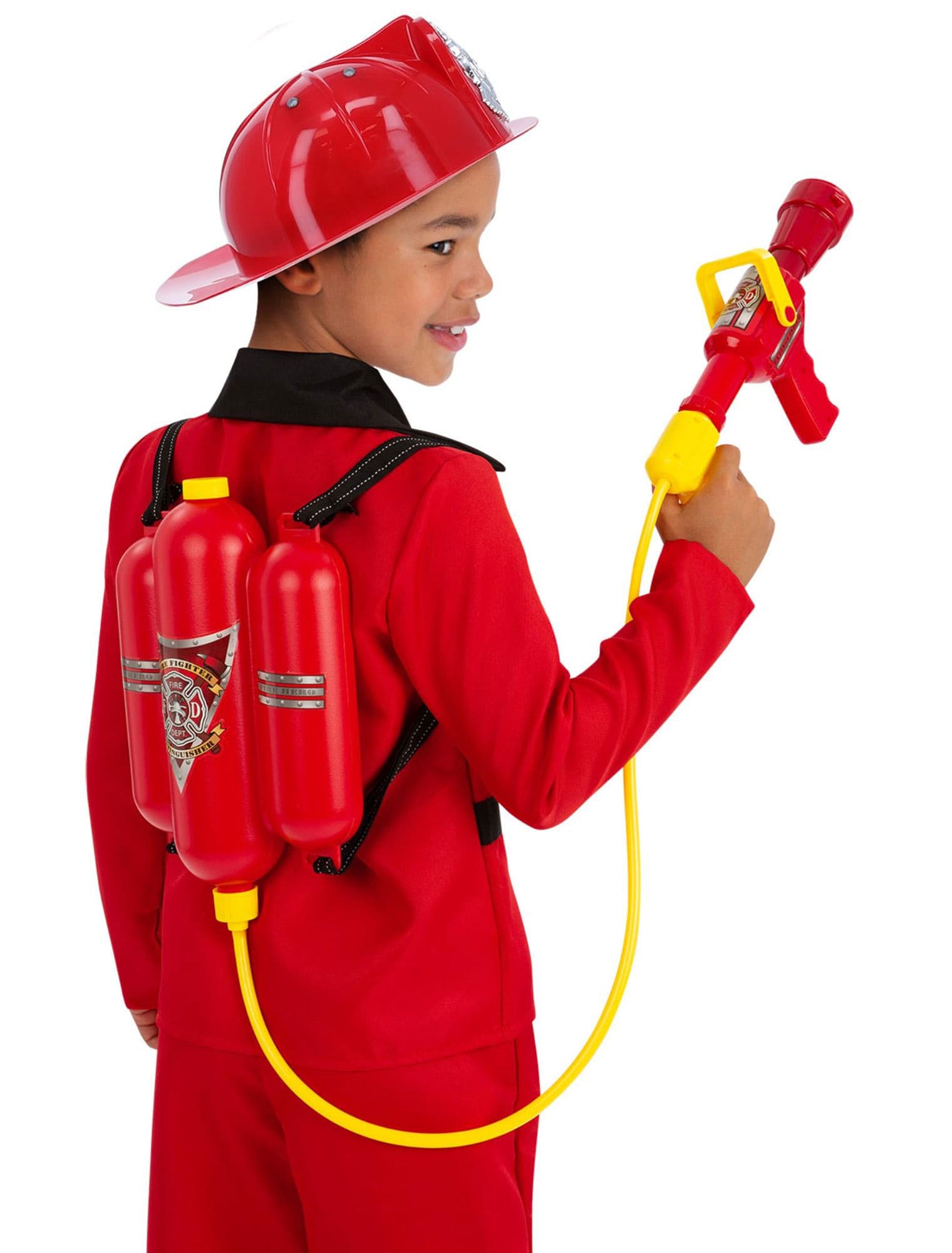 Feuerwehr Set 3-tlg. Kinder rot