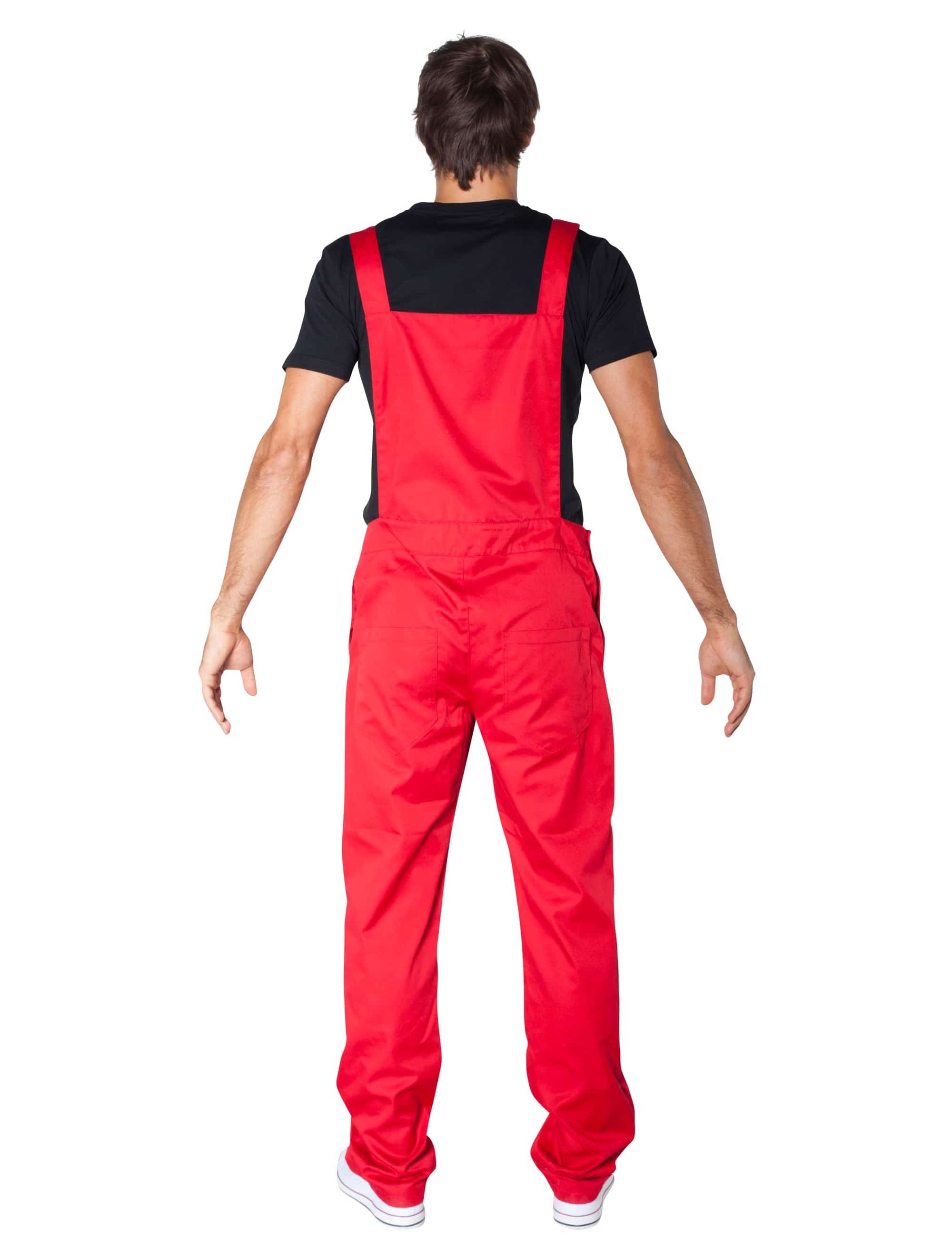 Latzhose Herren rot M