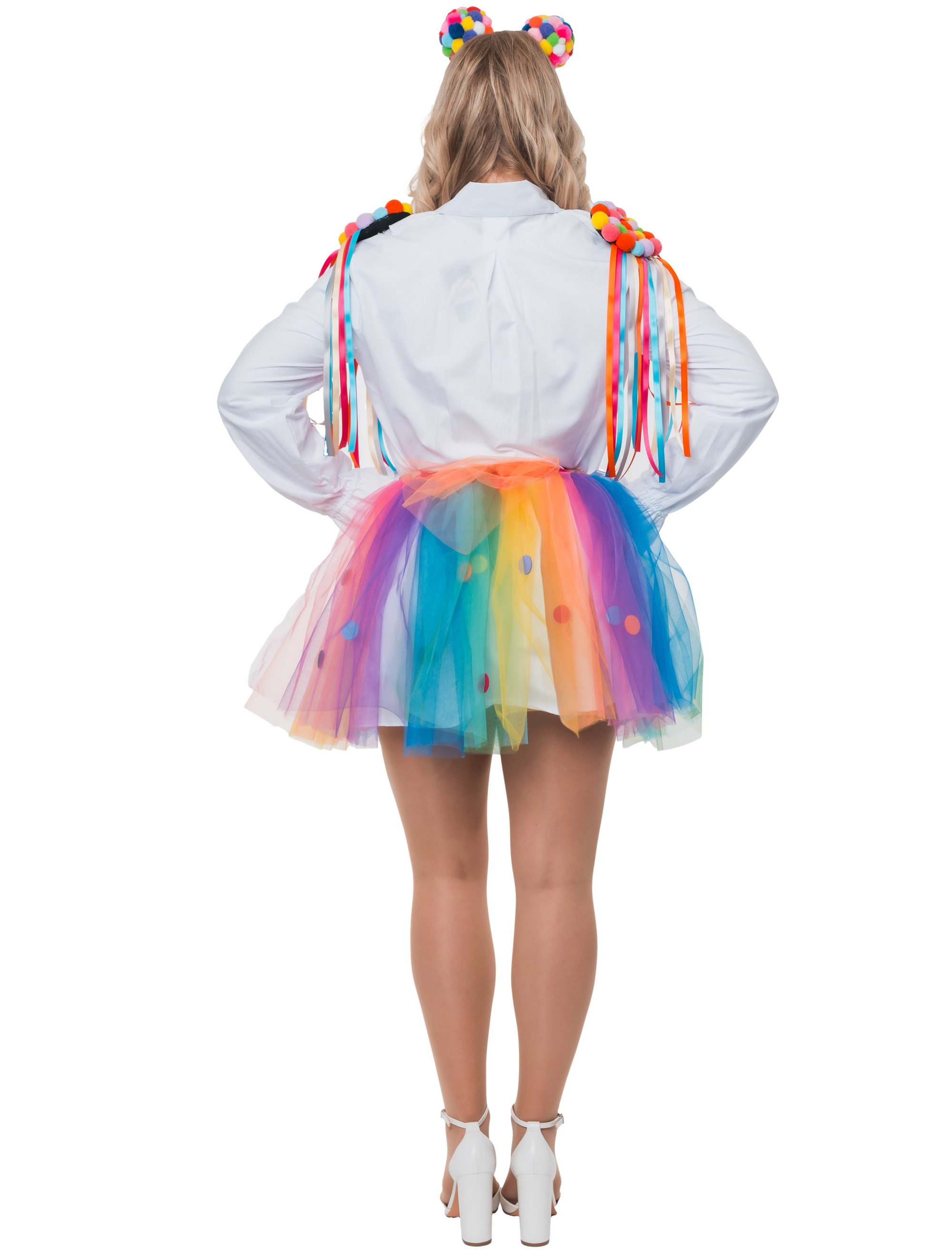 Petticoat mit Punkten Damen bunt one size