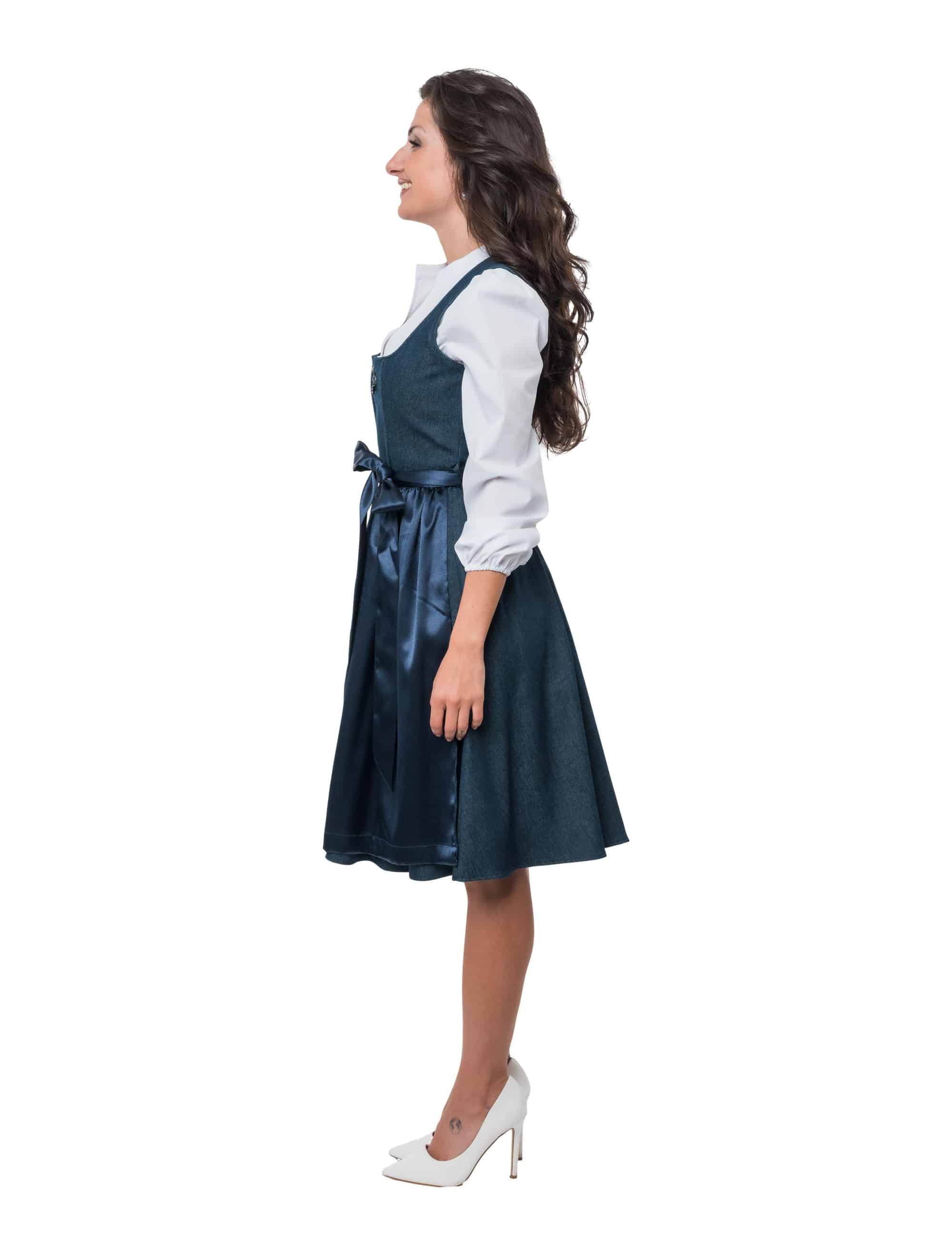 Dirndl Magda Damen blau 36