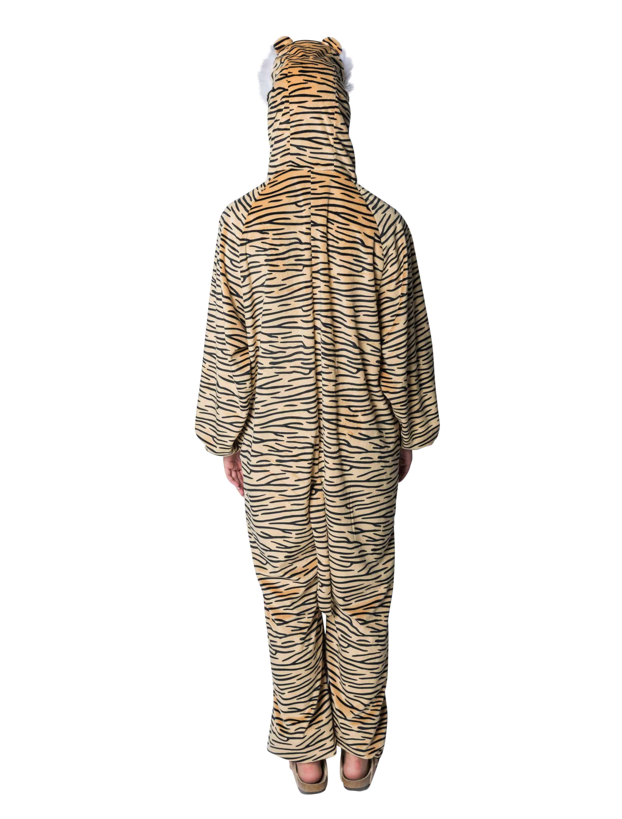 Overall Plüsch Tiger Damen schwarz/braun 40-42