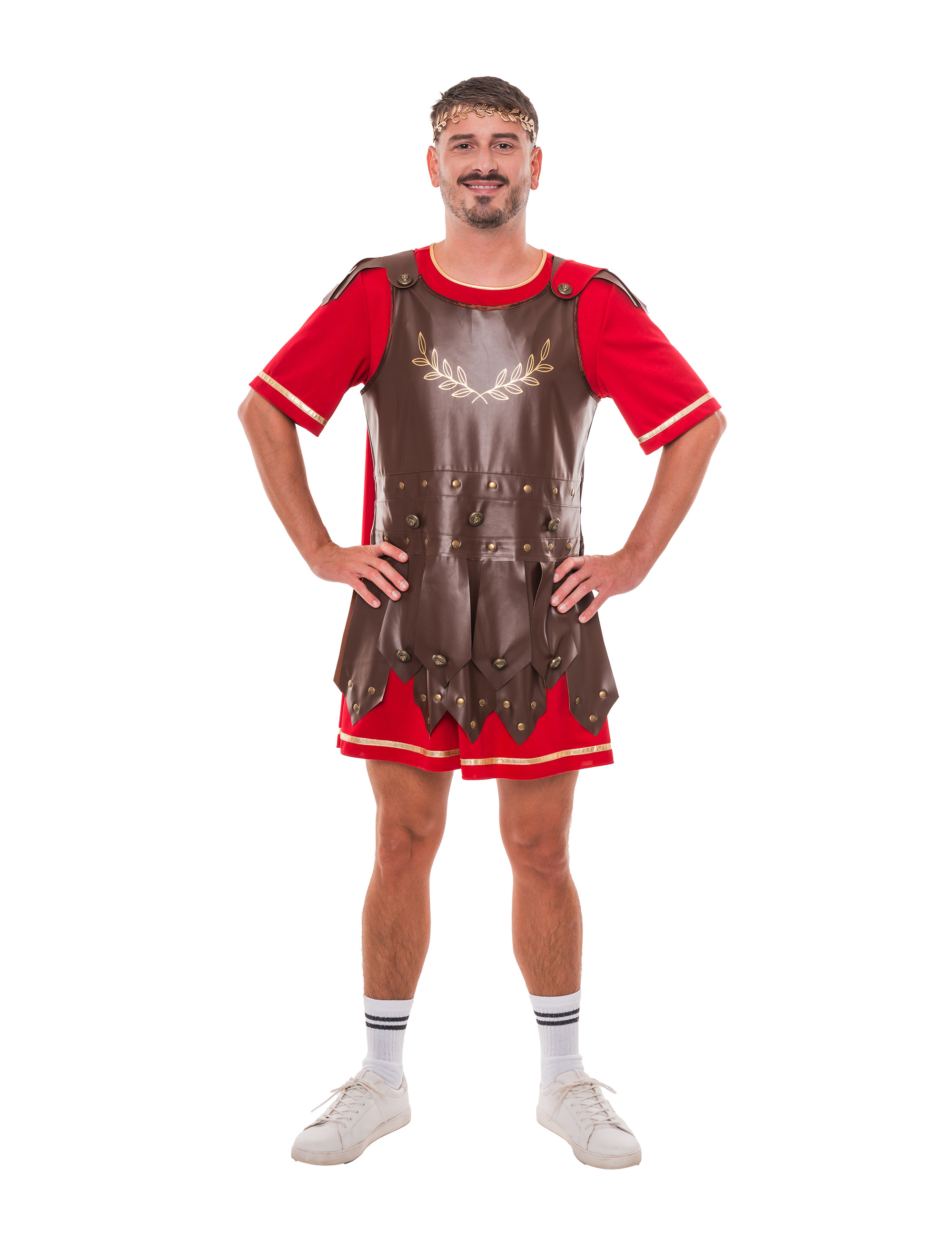 Gladiator 3-tlg. Herren braun/rot S/M