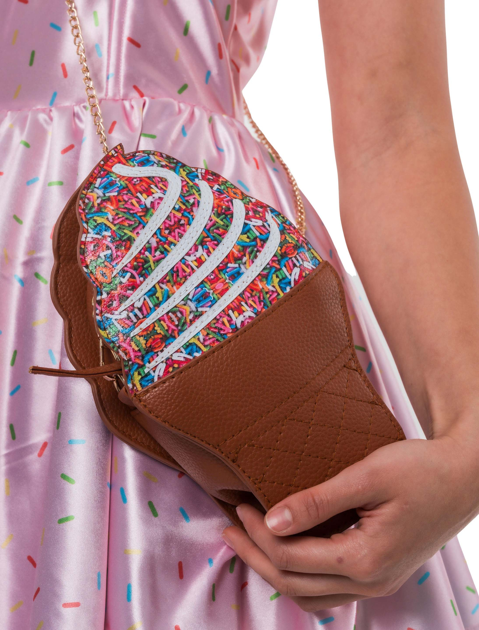 Tasche Eiswaffel bunt