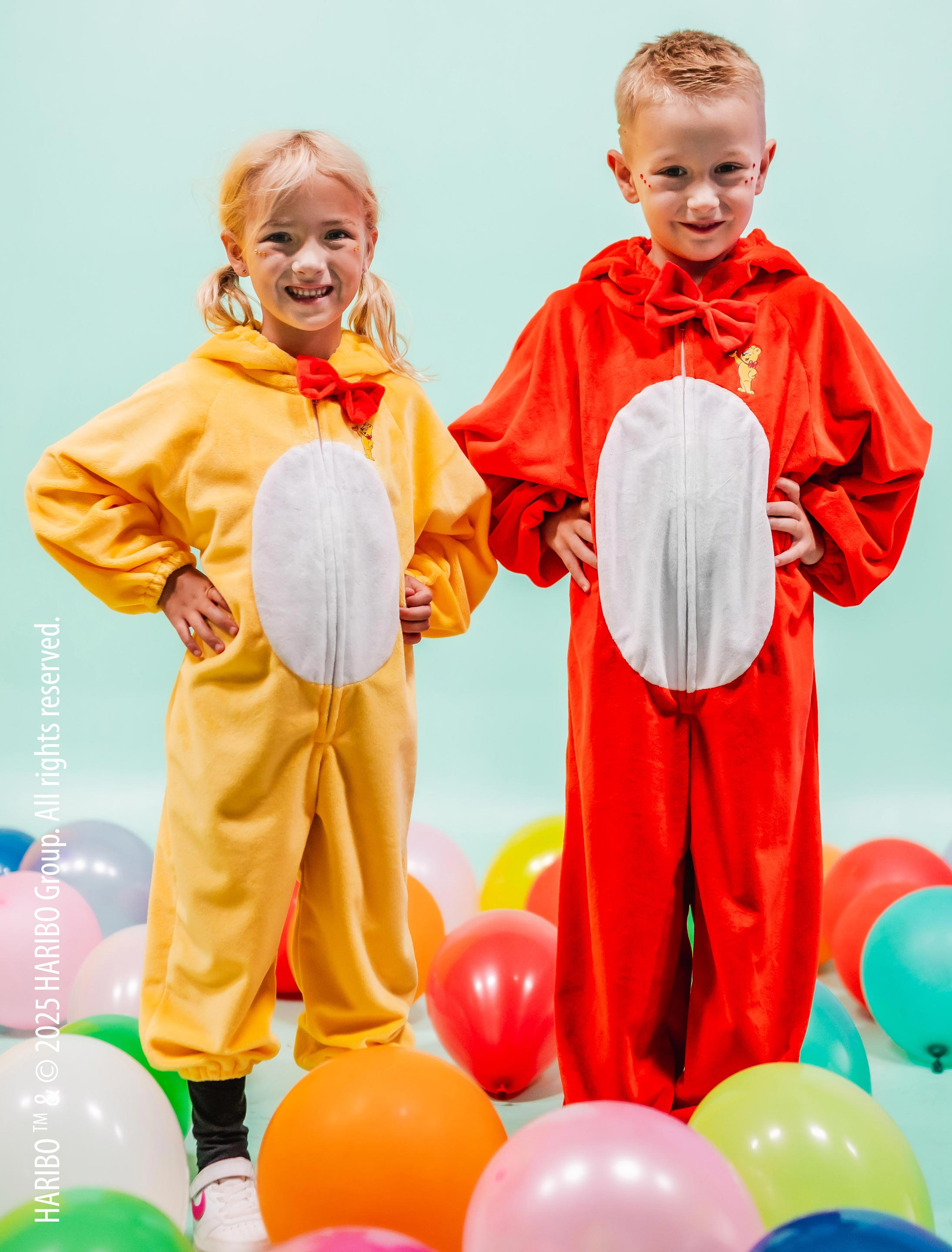 Overall HARIBO Goldbären Plüsch Kinder gelb 98/104