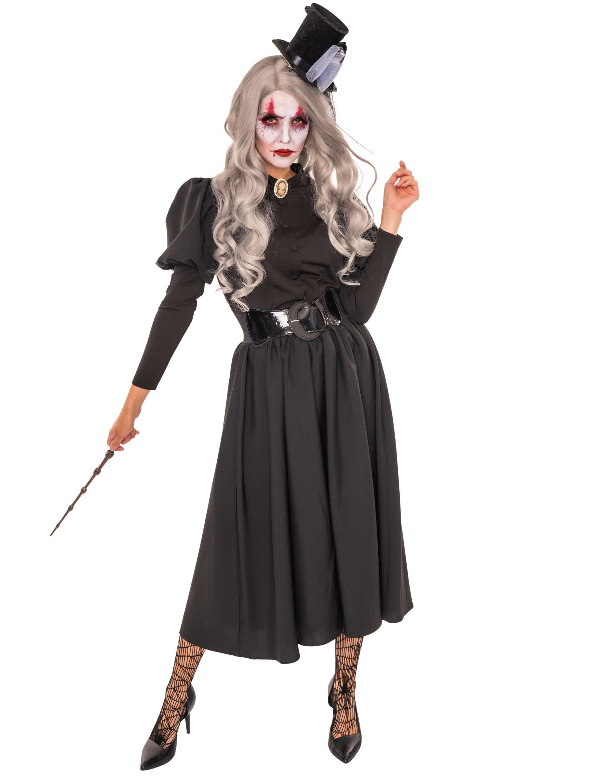 Kleid Kamee lang schwarz S