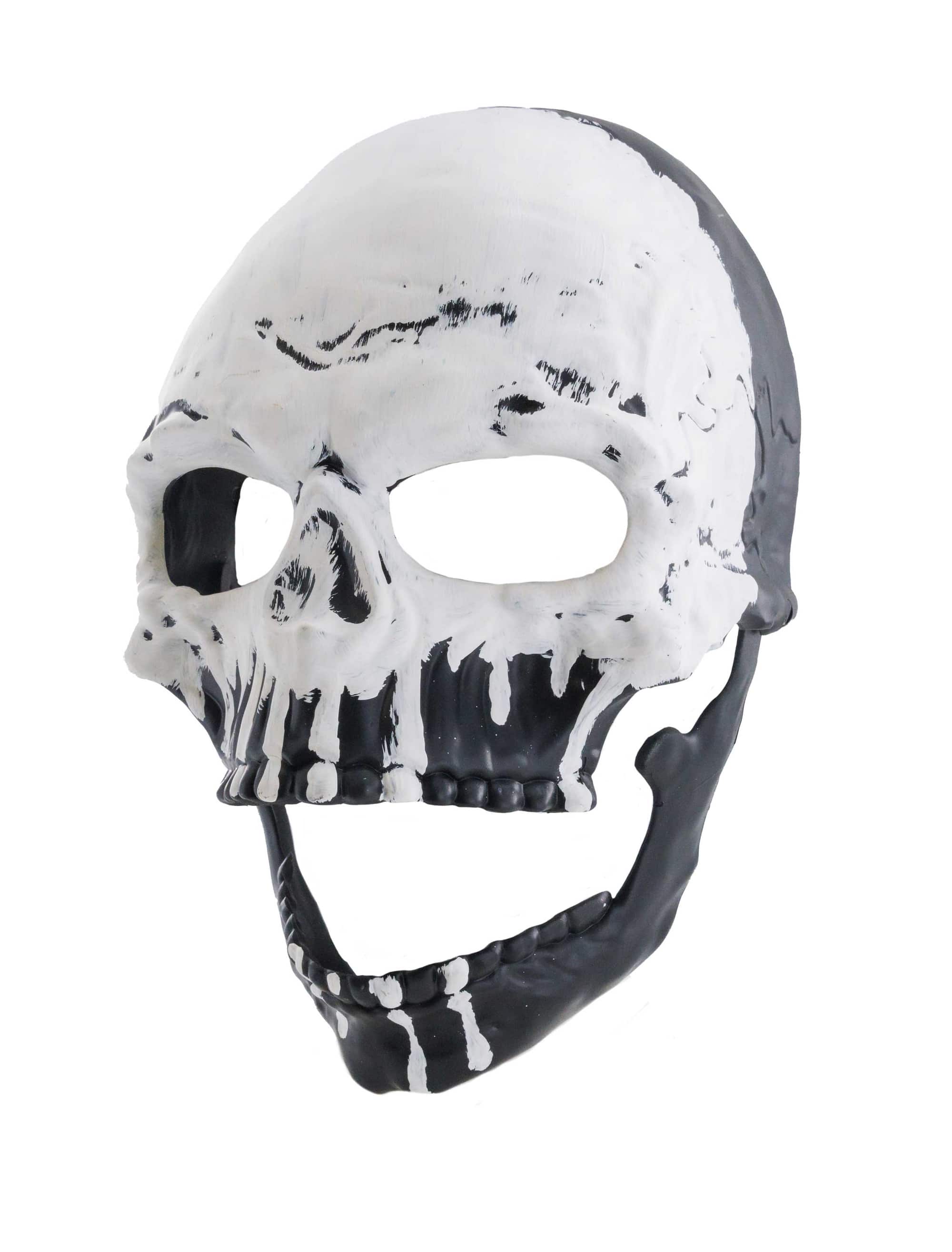 Maske Skull schwarz/weiß