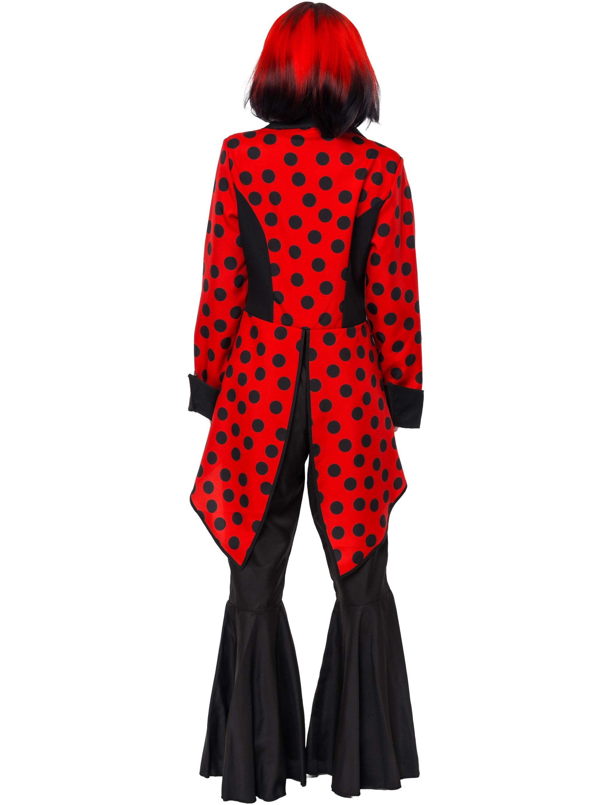 Frack Marienkäfer Damen rot/schwarz S/M