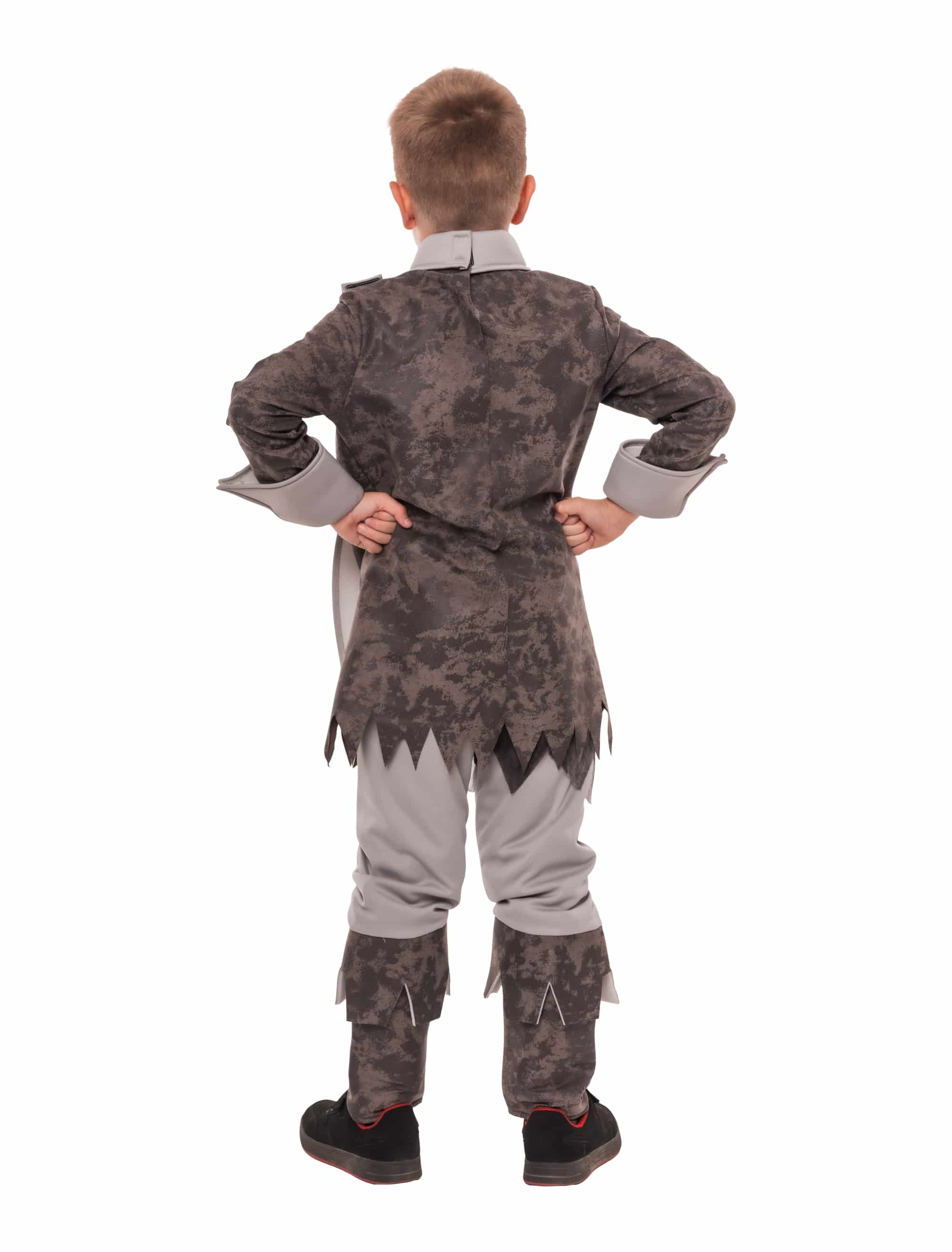 Kostüm Pirat 3-tlg. Kinder schwarz/grau 4-6 Jahre
