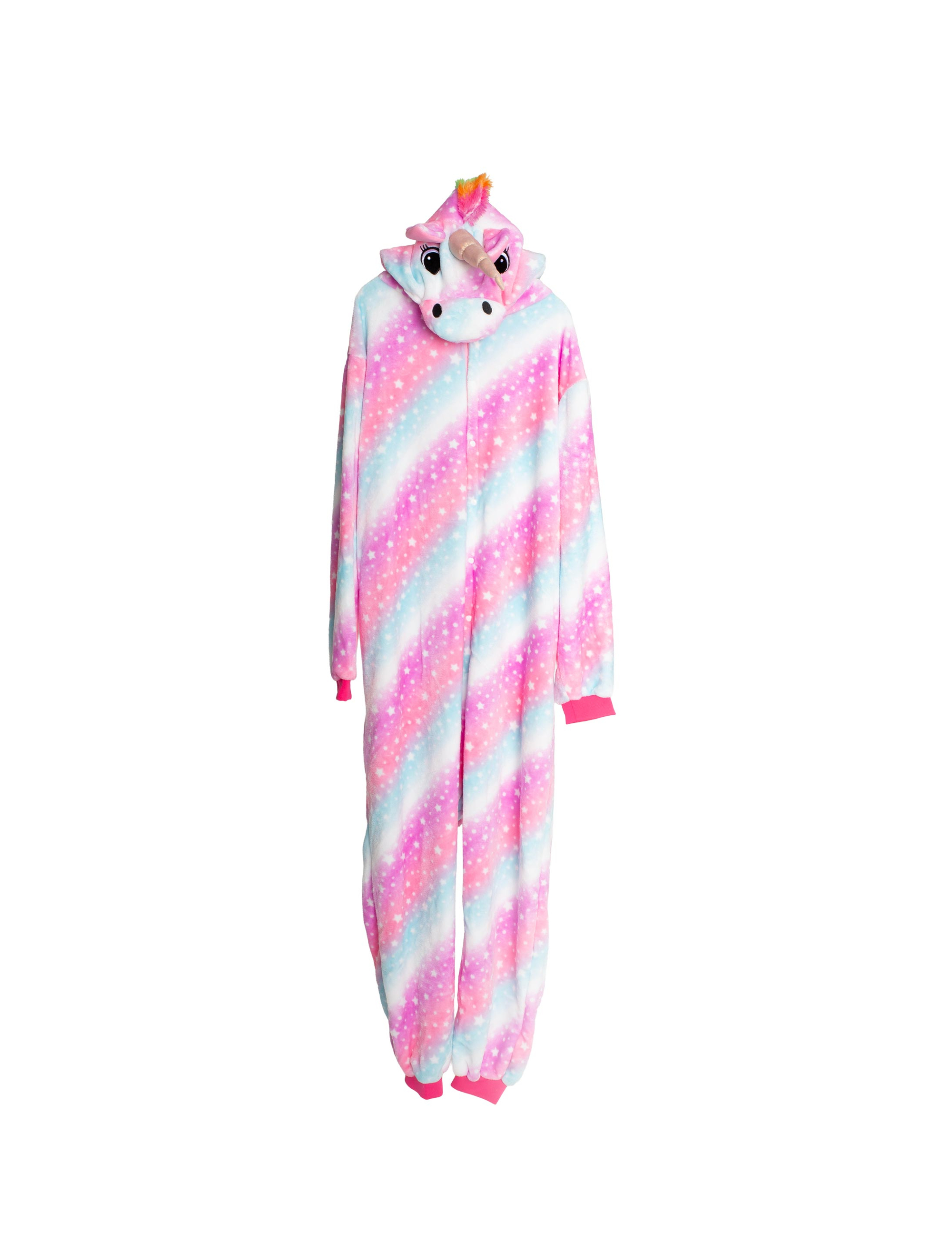 Overall Plüsch Einhorn bunt 116/128
