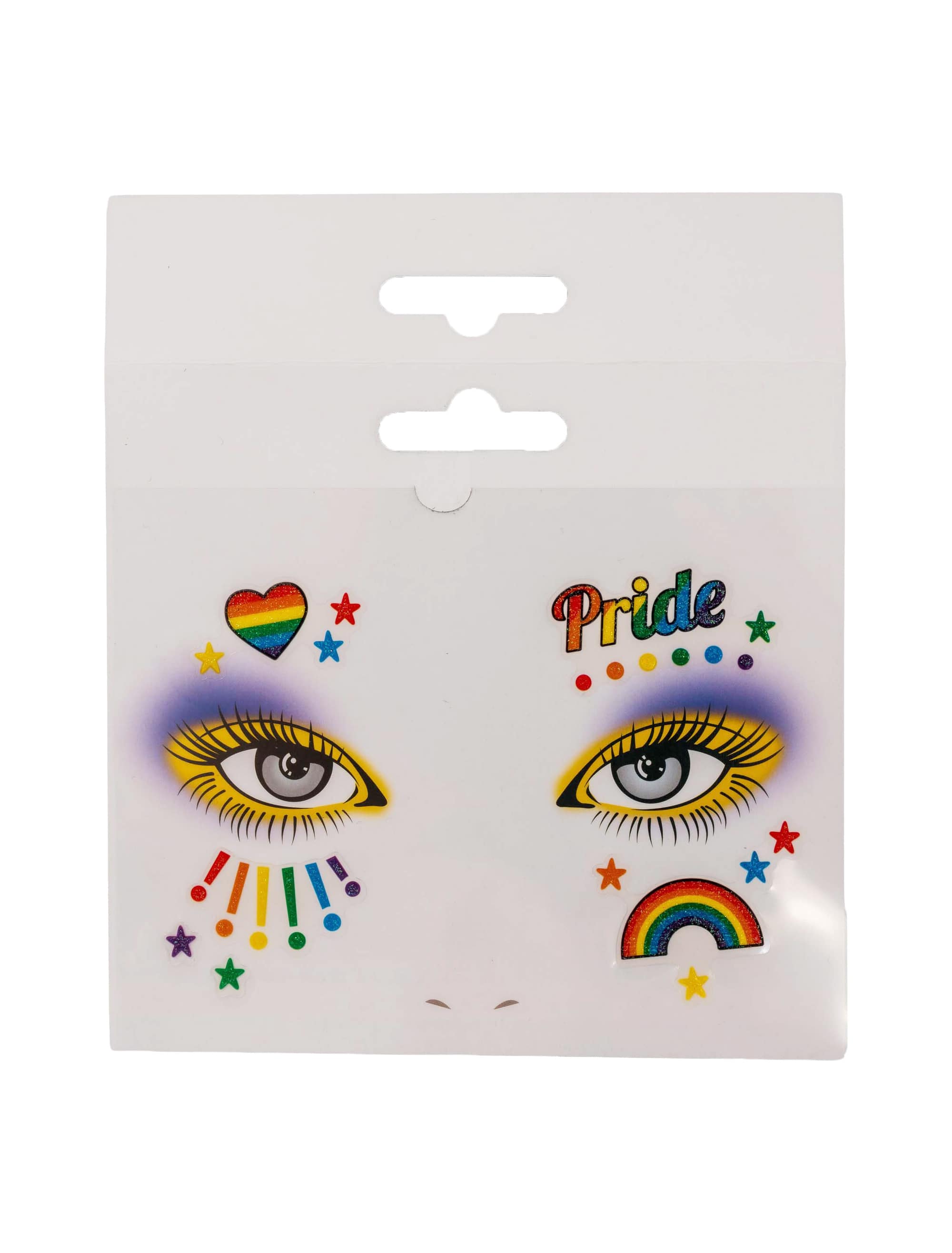 Gesichtssticker  Regenbogen rainbow