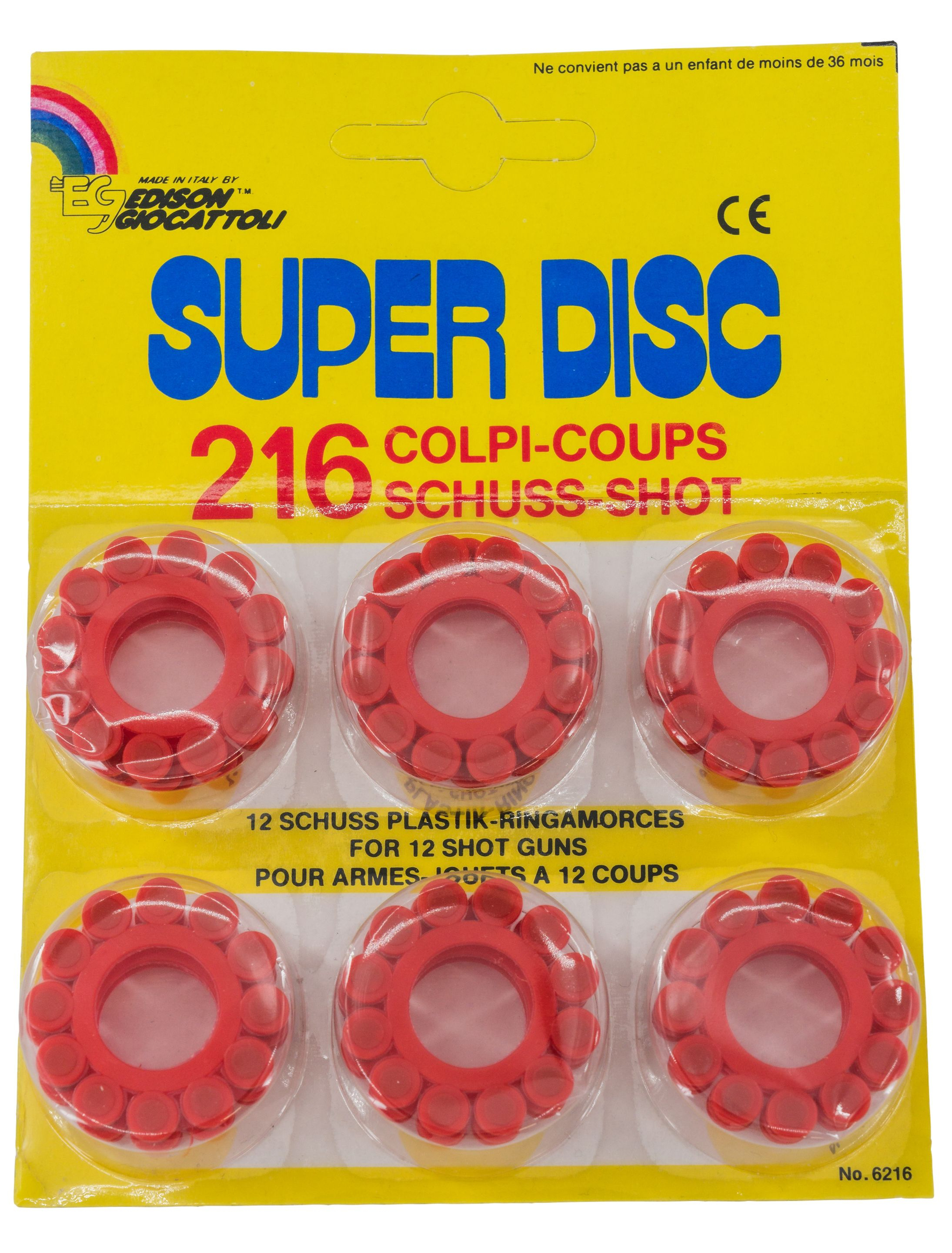 Munition 12-Schuss Ringamorces / 216 Schuss